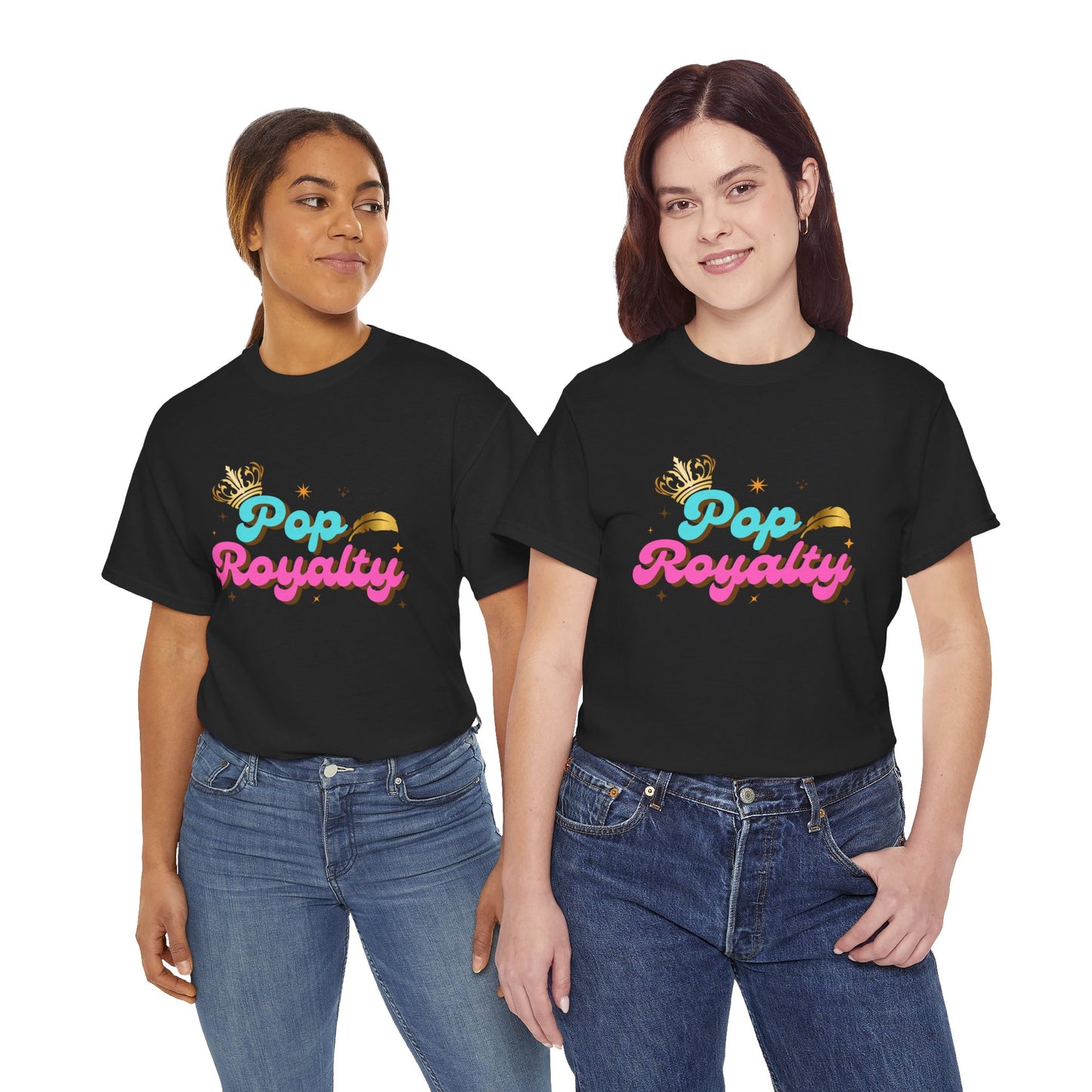 Pop Royalty – Unisex T-Shirt, Retro Pop Music Tee, Casual Tee, Graphic T-Shirt, Gift for Fans, Summer Wear, Everyday Comfort