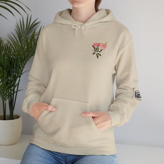"Addicted to You" – Hoodie for the Lovesick & Lyrical - Addicted to You, Cute Gift for Her, Stylish Streetwear, Cozy Layering Piece, Unique Graphic Hoodie