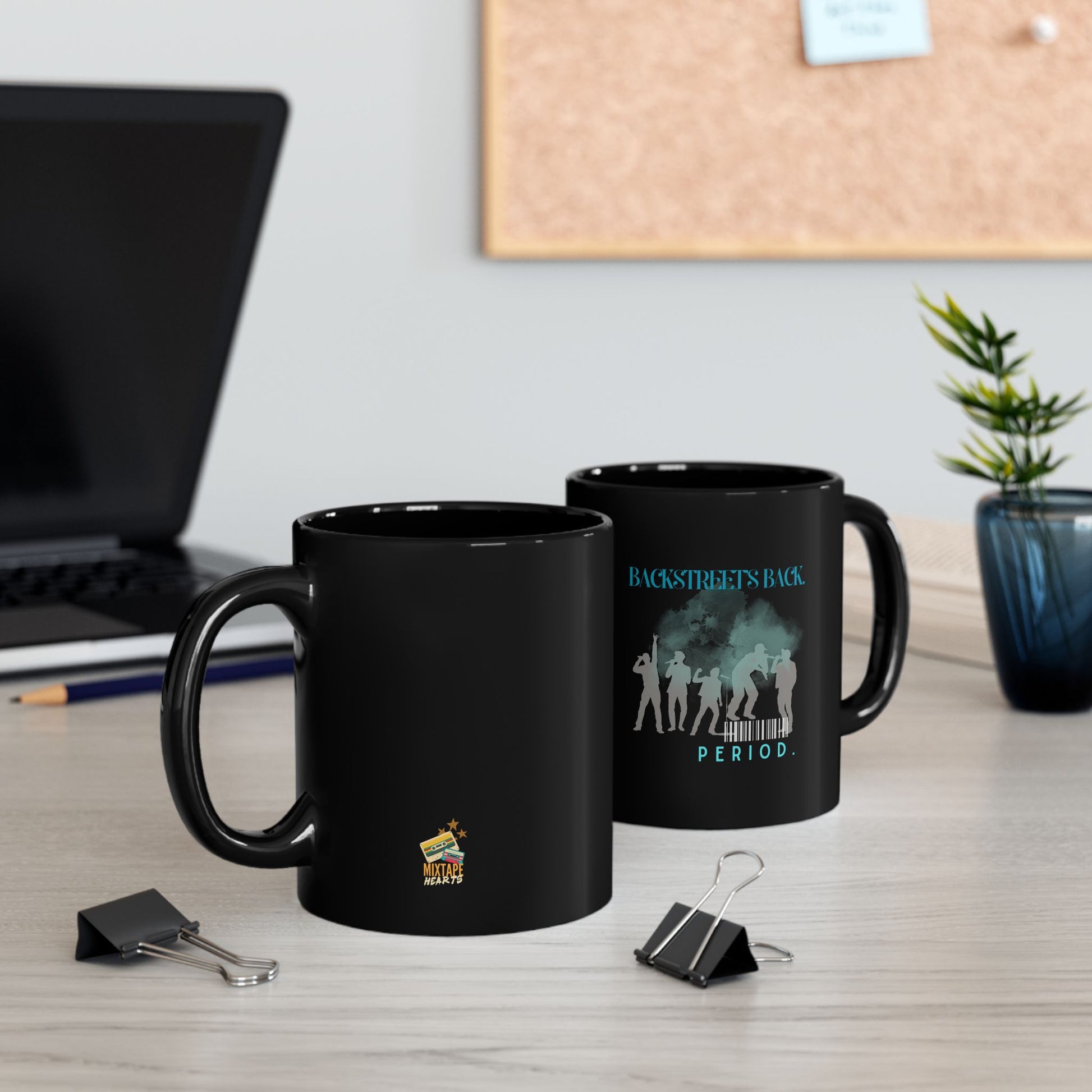 Mug 90s Boyband Backstreet Boys - Backstreet's Back Pop Nostalgic Chill - Mixtape Hearts