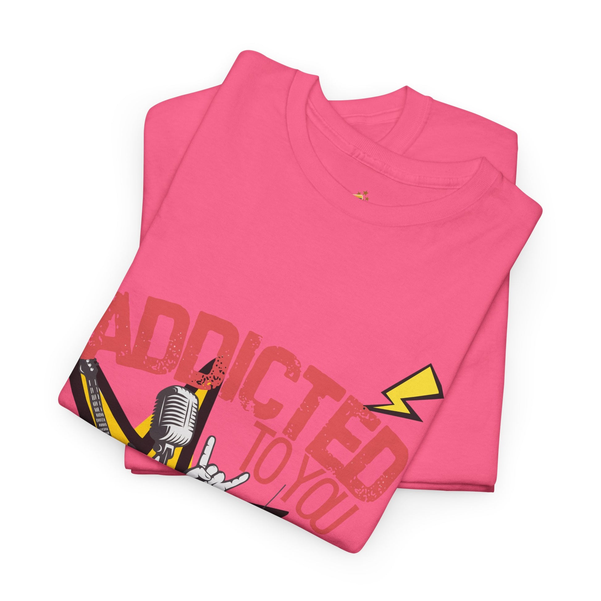 "Addicted to You" – Sad Songs & Soft Cotton Tee | Casual Graphic Tee, Gift for Music Lovers, Trendy Streetwear, Comfortable Everyday Wear, [...] - Mixtape Hearts