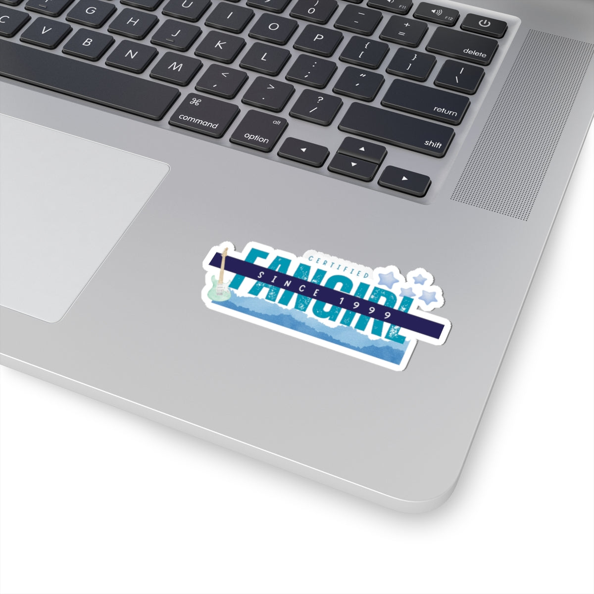 Certified Fangirl Since 1999 – Vinyl Kiss-Cut Sticker, Cute Stickers for Music Lovers, Sticker for Laptops, Fun Gifts for Fans, Customizable Decor - Mixtape Hearts