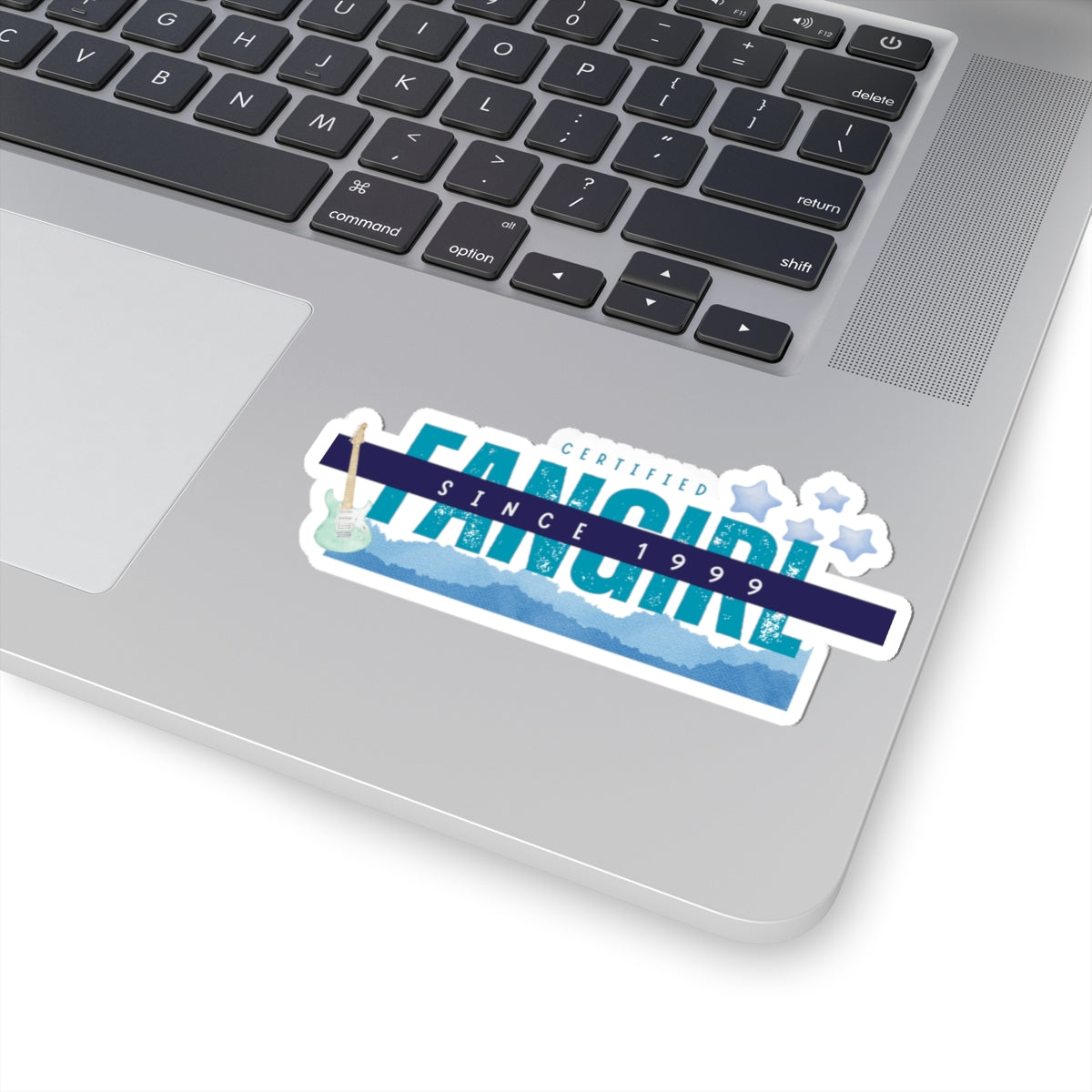 Certified Fangirl Since 1999 – Vinyl Kiss-Cut Sticker, Cute Stickers for Music Lovers, Sticker for Laptops, Fun Gifts for Fans, Customizable Decor - Mixtape Hearts