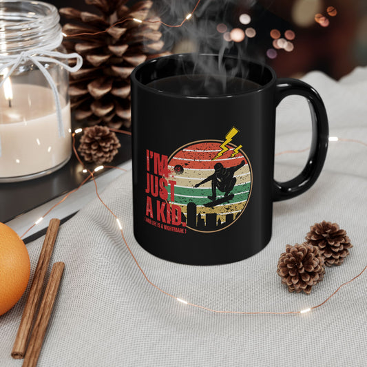I’m Just a Kid Mug – 2000s Emo Pop Punk Coffee Cup Inspired by Simple Plan, Novelty Coffee Cup, Birthday Present, Unique Drinkware, Youthful Vibes - Mixtape Hearts
