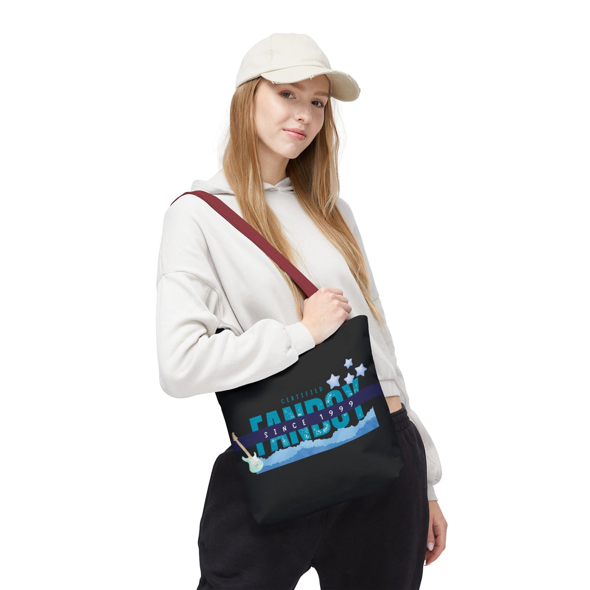 Certified Fanboy Since 1999 – Pop Music Tote Bag – Nostalgic Music Tote - Mixtape Hearts