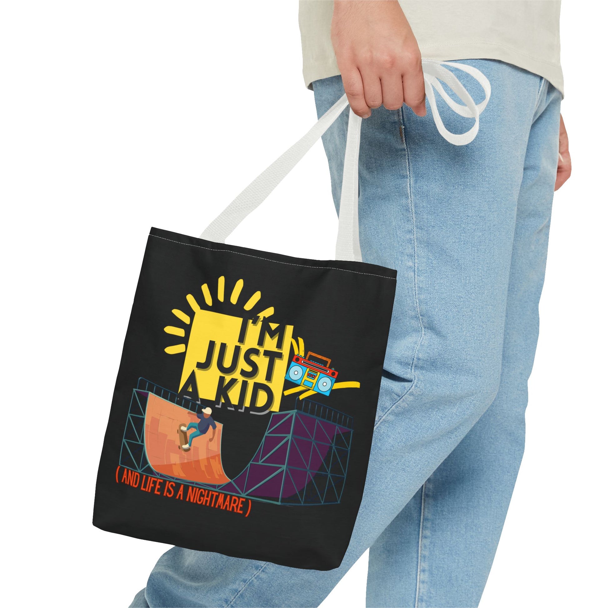 “I’m Just a Kid” Emotional Baggage Tote - Mixtape Hearts