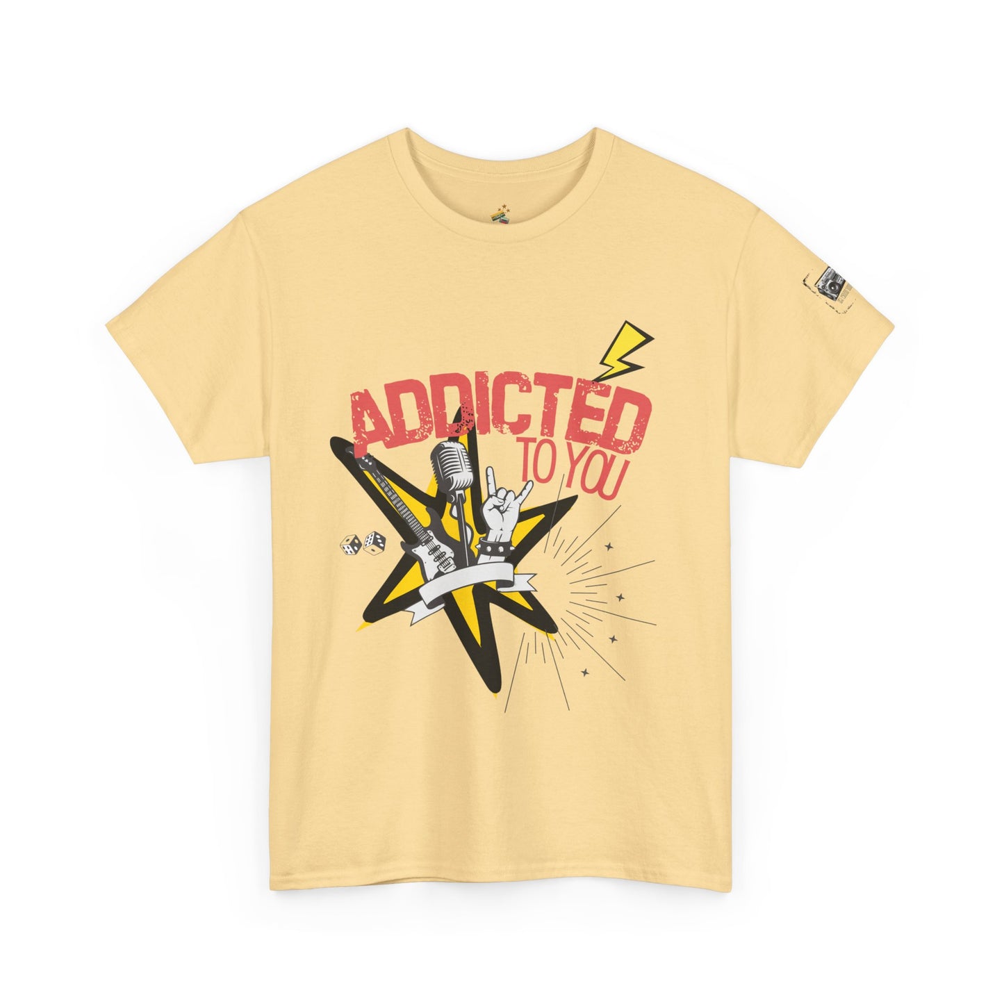 "Addicted to You" – Sad Songs & Soft Cotton Tee | Casual Graphic Tee, Gift for Music Lovers, Trendy Streetwear, Comfortable Everyday Wear, [...] - Mixtape Hearts