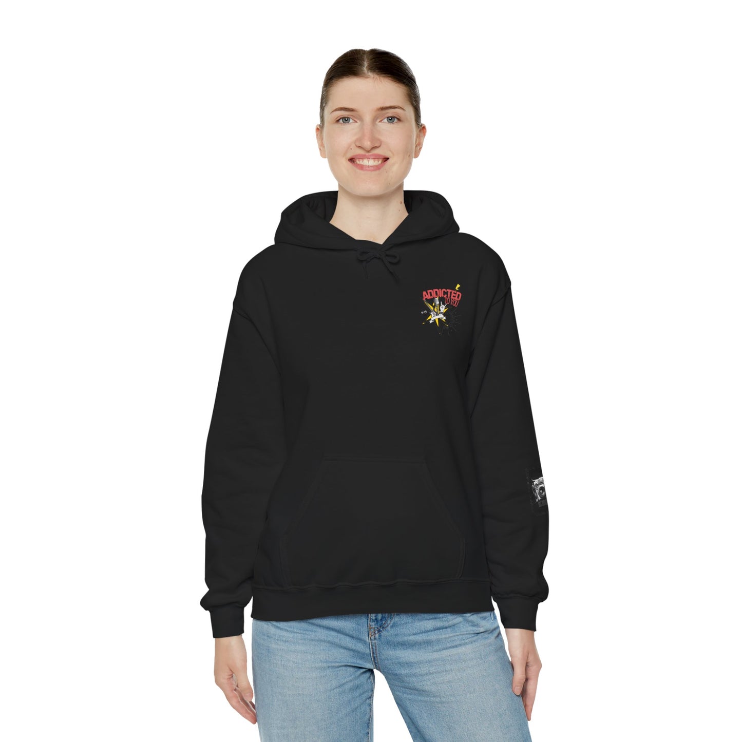 "Addicted to You" – Hoodie for the Lovesick & Lyrical - Addicted to You, Cute Gift for Her, Stylish Streetwear, Cozy Layering Piece, Unique Graphic Hoodie