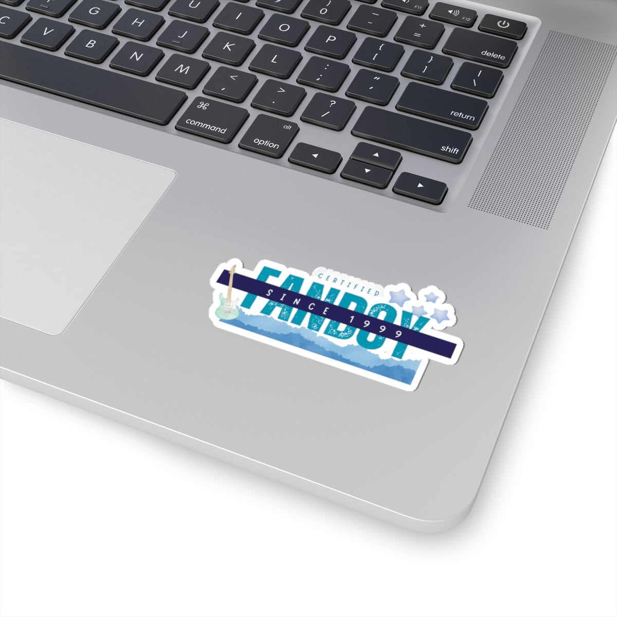 Certified Fanboy Since 1999 – Vinyl Kiss-Cut Sticker, Cute Stickers for Music Lovers, Sticker for Laptops, Fun Gifts for Fans, Customizable Decor - Mixtape Hearts