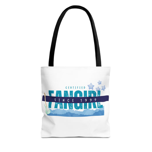Certified Fangirl Since 1999 – Nostalgic Music Tote, Cute Tote, Gift for Fangirls, Fan Merchandise, Artsy Bag, AOP Design - Mixtape Hearts