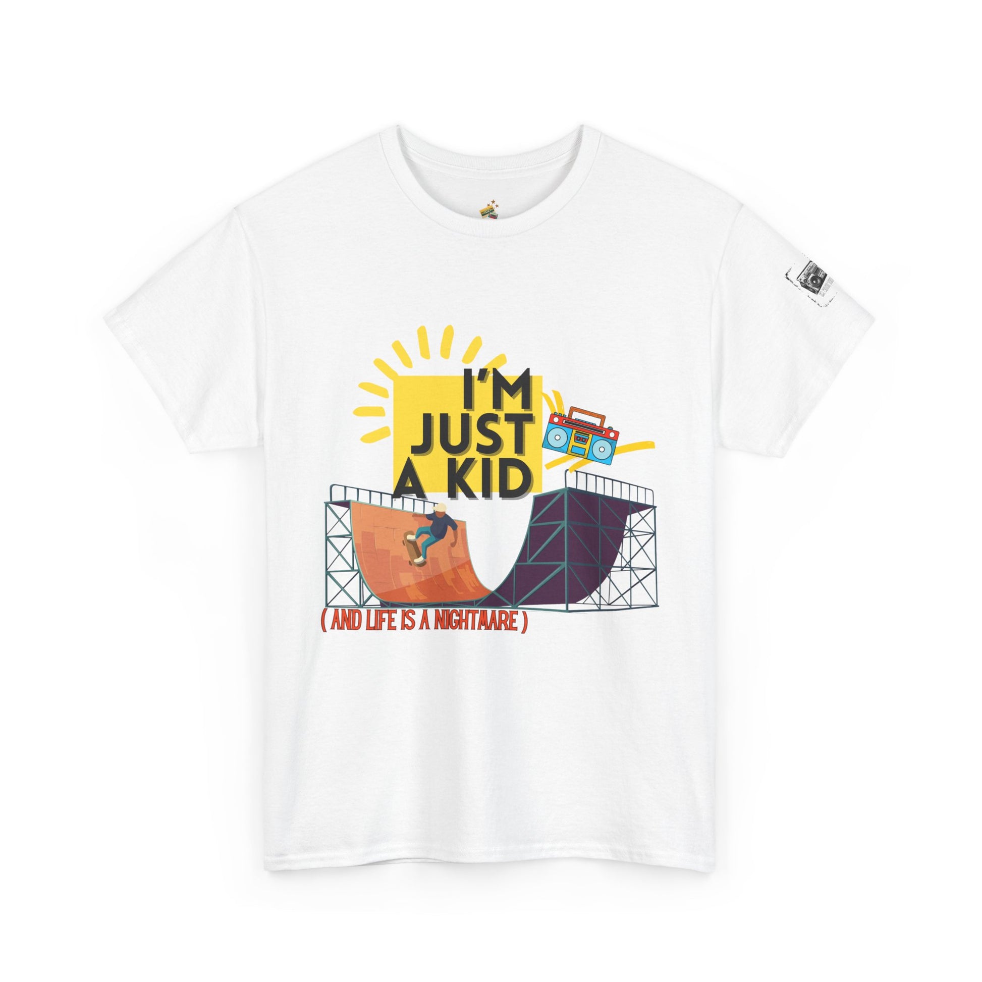 “I’m Just a Kid” – 90s Pop Punk Throwback Tee - Perfect for Concerts, Parties, Casual Wear, Outdoor Activities, Gifts - Mixtape Hearts