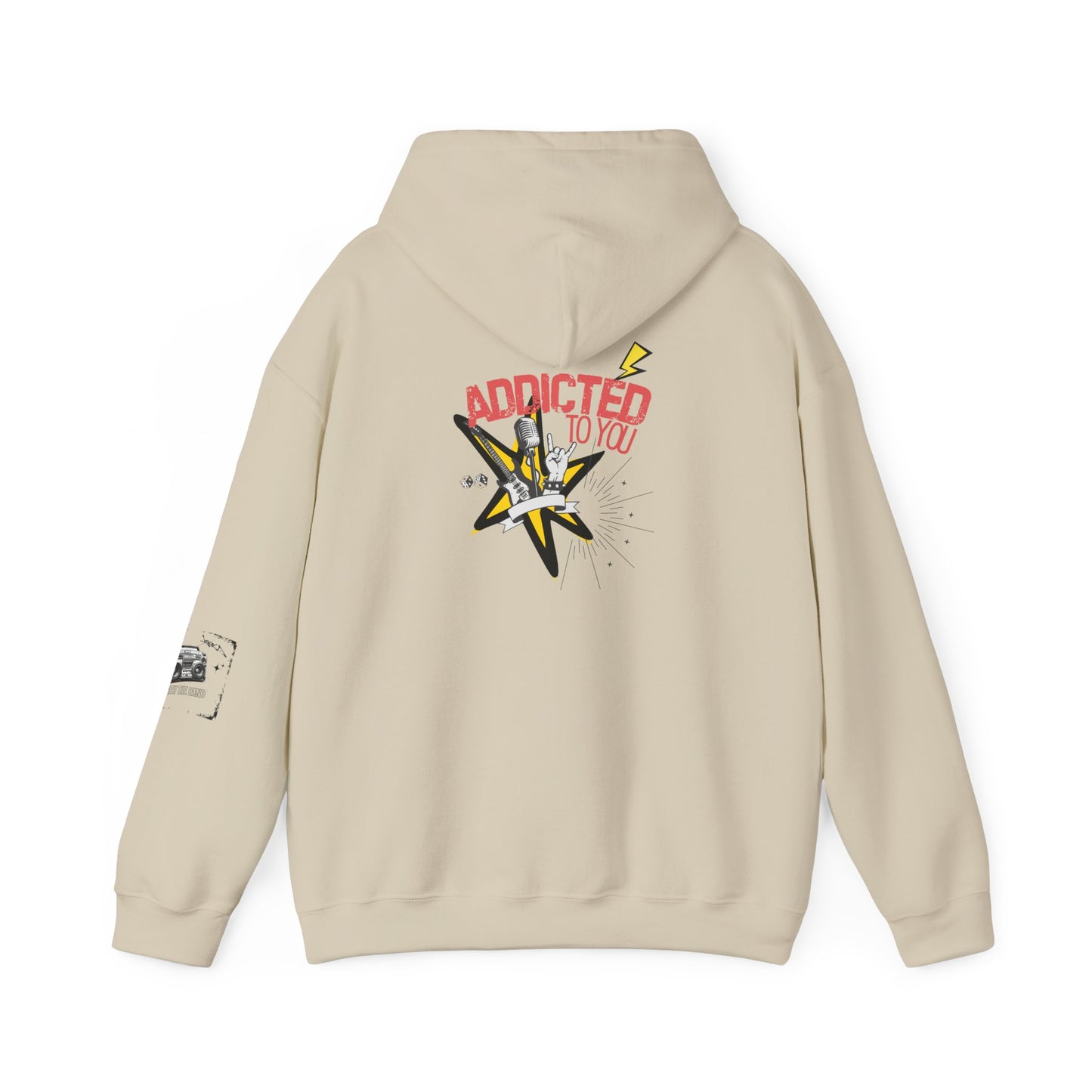 "Addicted to You" – Hoodie for the Lovesick & Lyrical - Addicted to You, Cute Gift for Her, Stylish Streetwear, Cozy Layering Piece, Unique Graphic Hoodie
