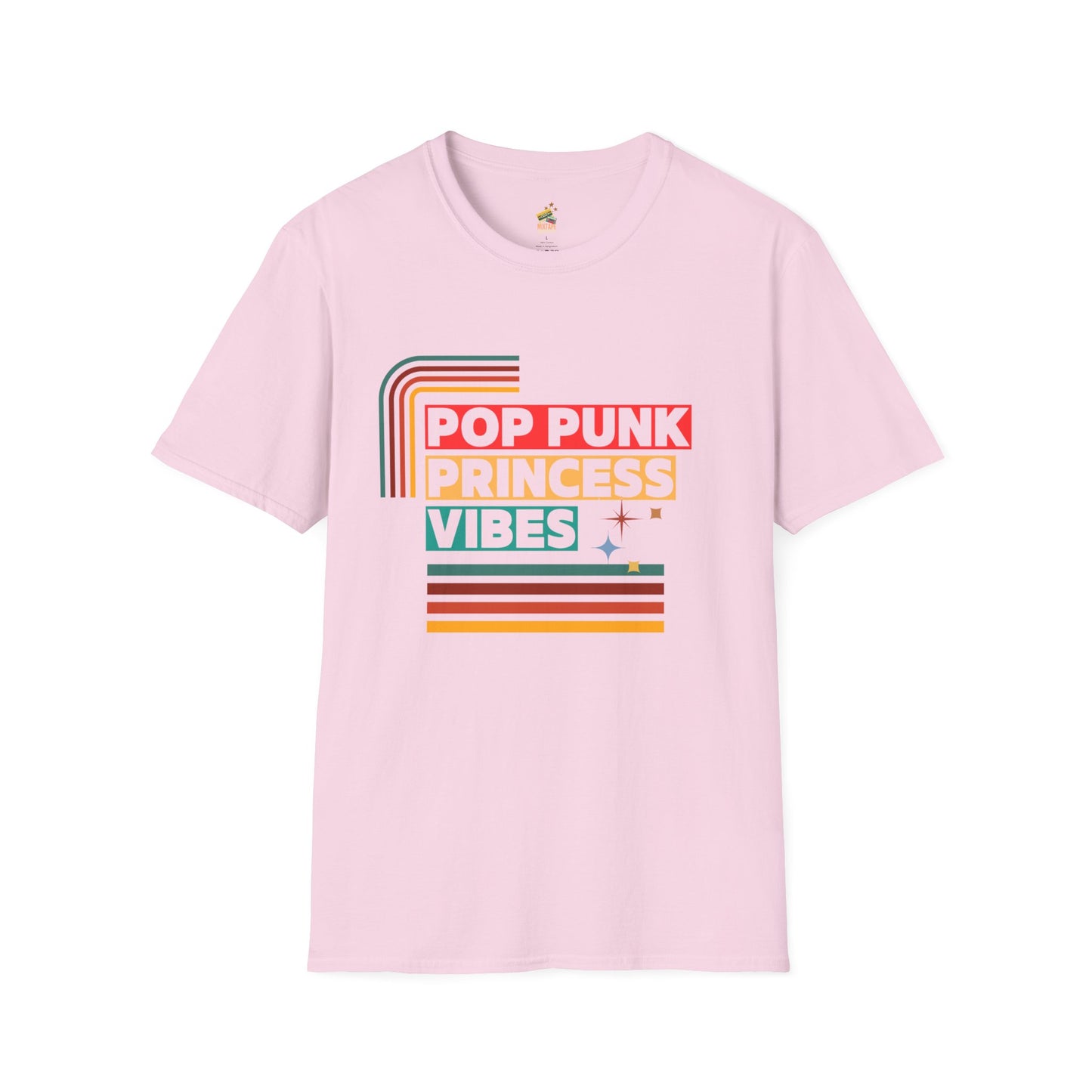 Pop Punk Princess Vibes – Graphic Tee for Alt Girls– Emotional Nostalgia T-Shirt – 90s Nostalgia Unisex Tee| Gift for Walkman Fans, Vintage Style Tee, Casual Wear, Concert Outfit, Unisex Apparel - Mixtape Hearts