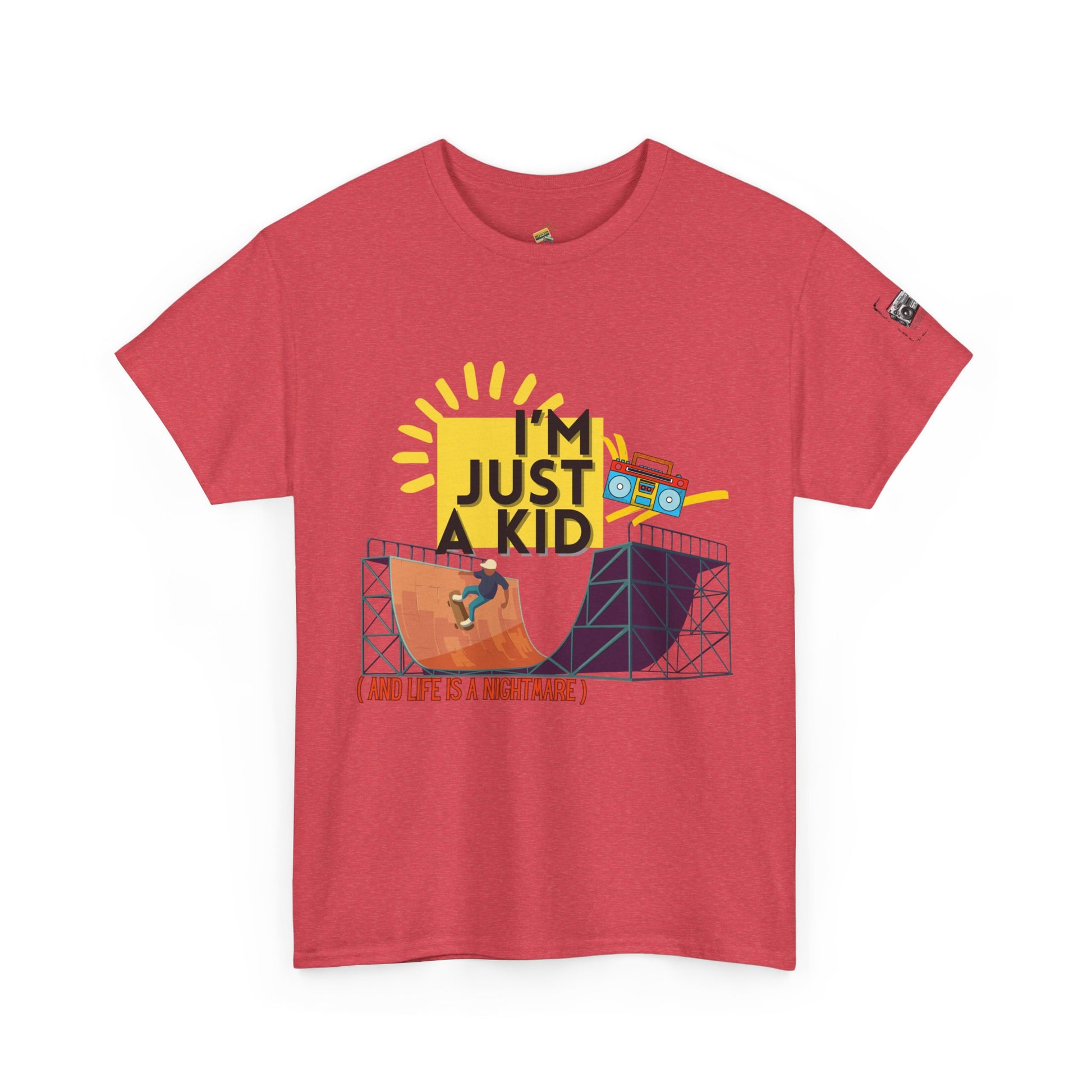 “I’m Just a Kid” – 90s Pop Punk Throwback Tee - Perfect for Concerts, Parties, Casual Wear, Outdoor Activities, Gifts - Mixtape Hearts