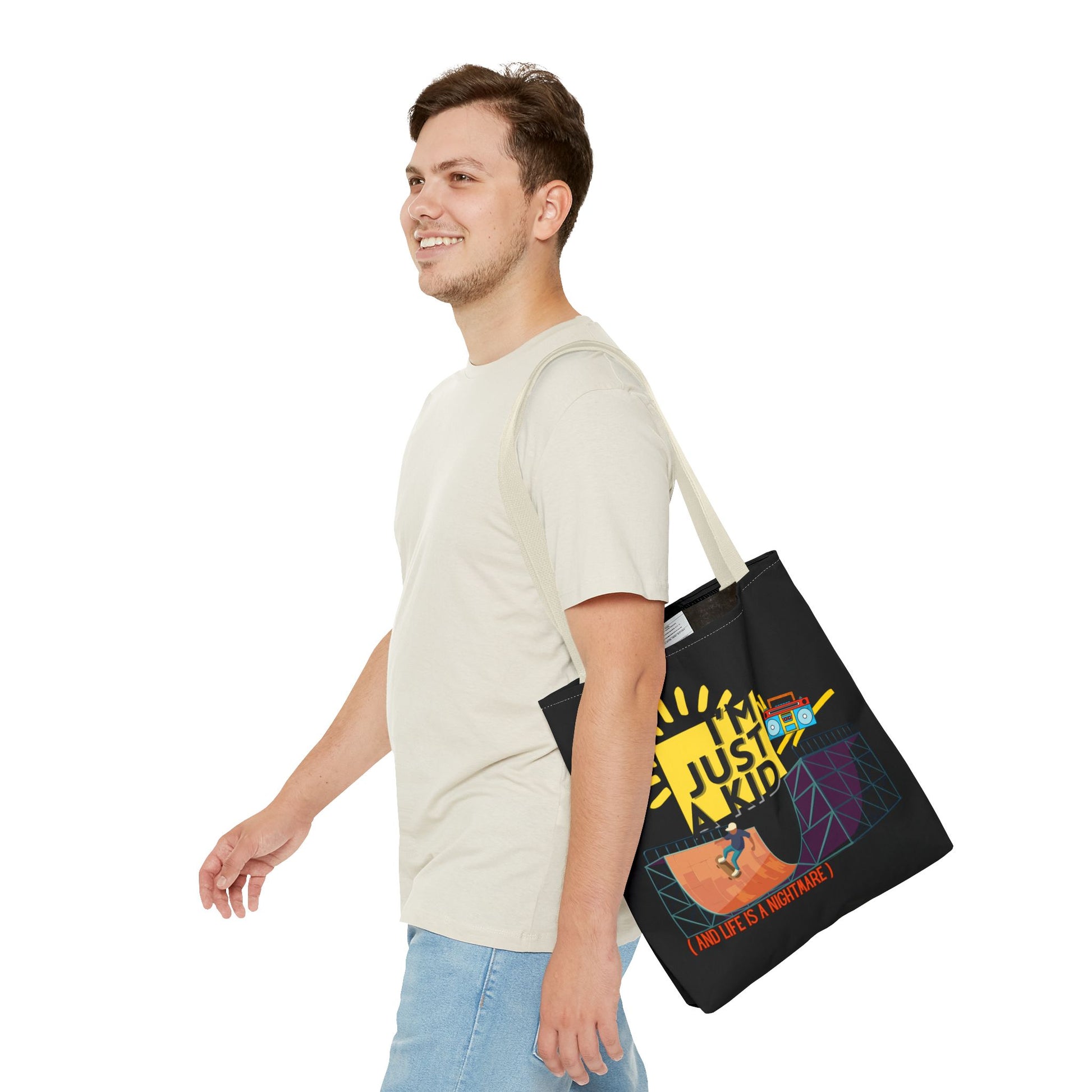 “I’m Just a Kid” Emotional Baggage Tote - Mixtape Hearts