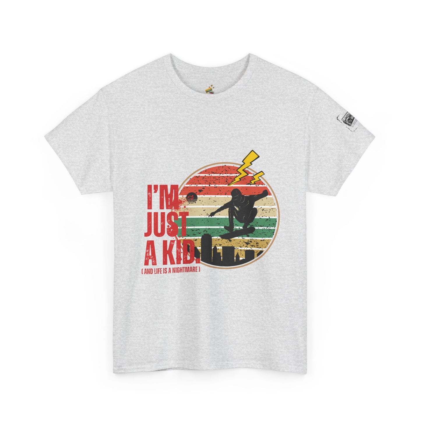 I’m Just a Kid T-Shirt – 2000s Pop Punk Graphic Tee Inspired by Simple Plan, Unisex Cotton T-Shirt, Gift for Young Explorers, Playful Design for All Ages - Mixtape Hearts