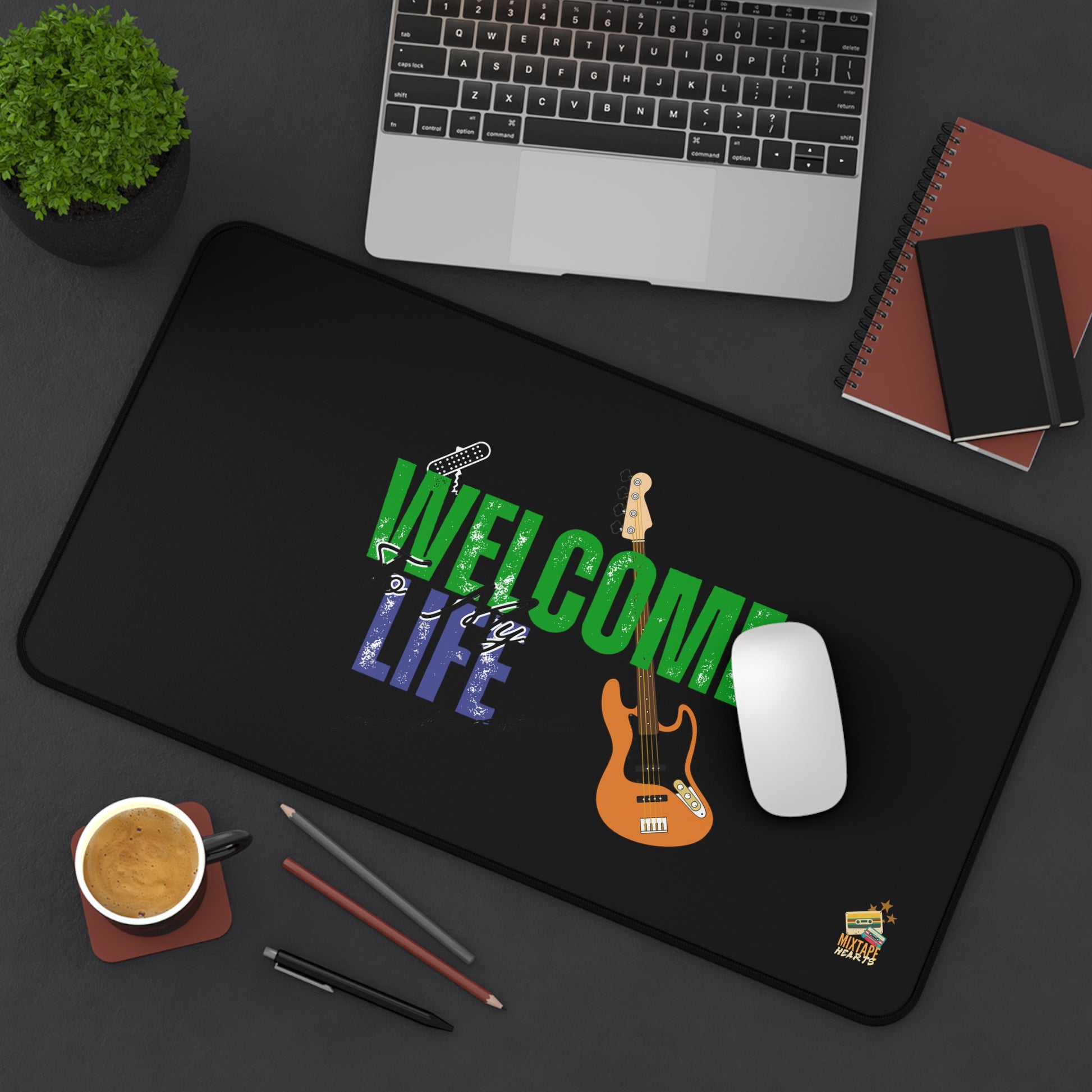 “Welcome to My Life” – Emo Desk Mat for Emotionally Draining Tasks - Mixtape Hearts