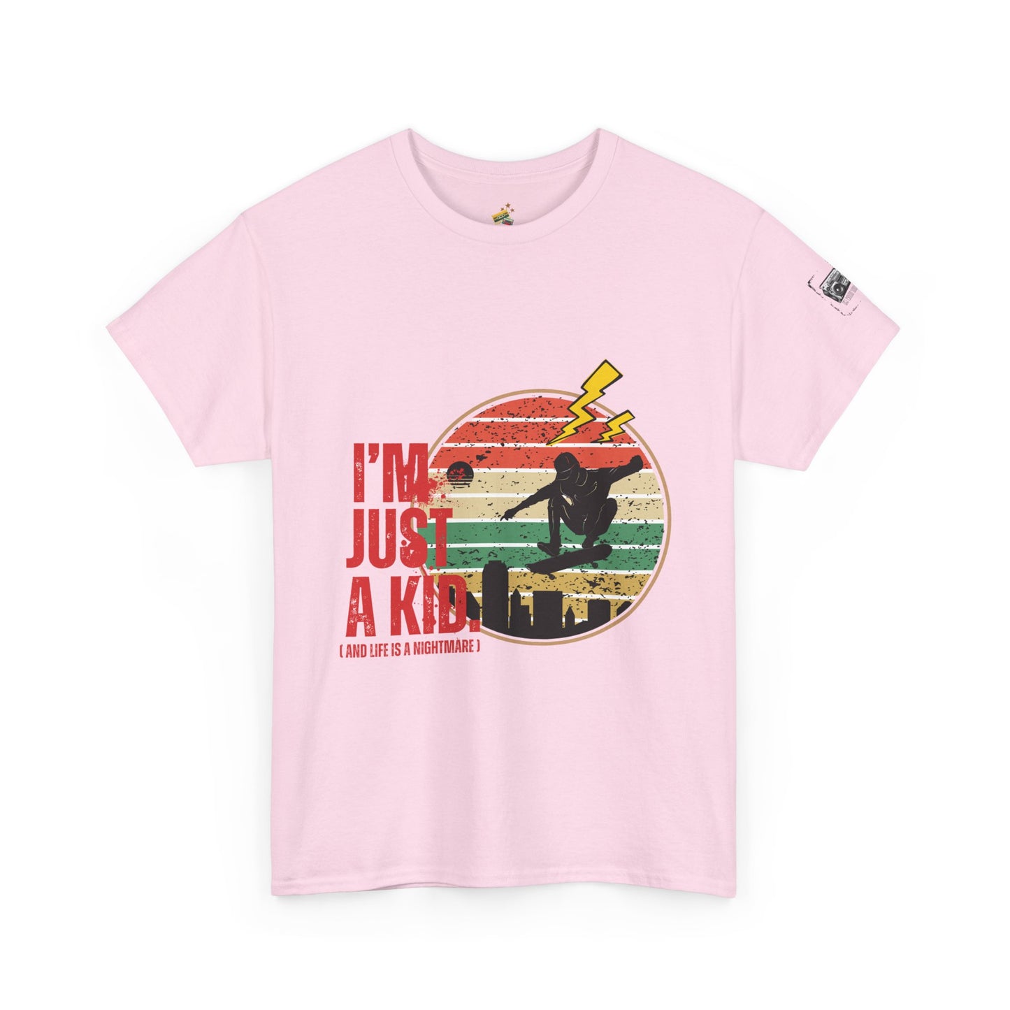 I’m Just a Kid T-Shirt – 2000s Pop Punk Graphic Tee Inspired by Simple Plan, Unisex Cotton T-Shirt, Gift for Young Explorers, Playful Design for All Ages - Mixtape Hearts