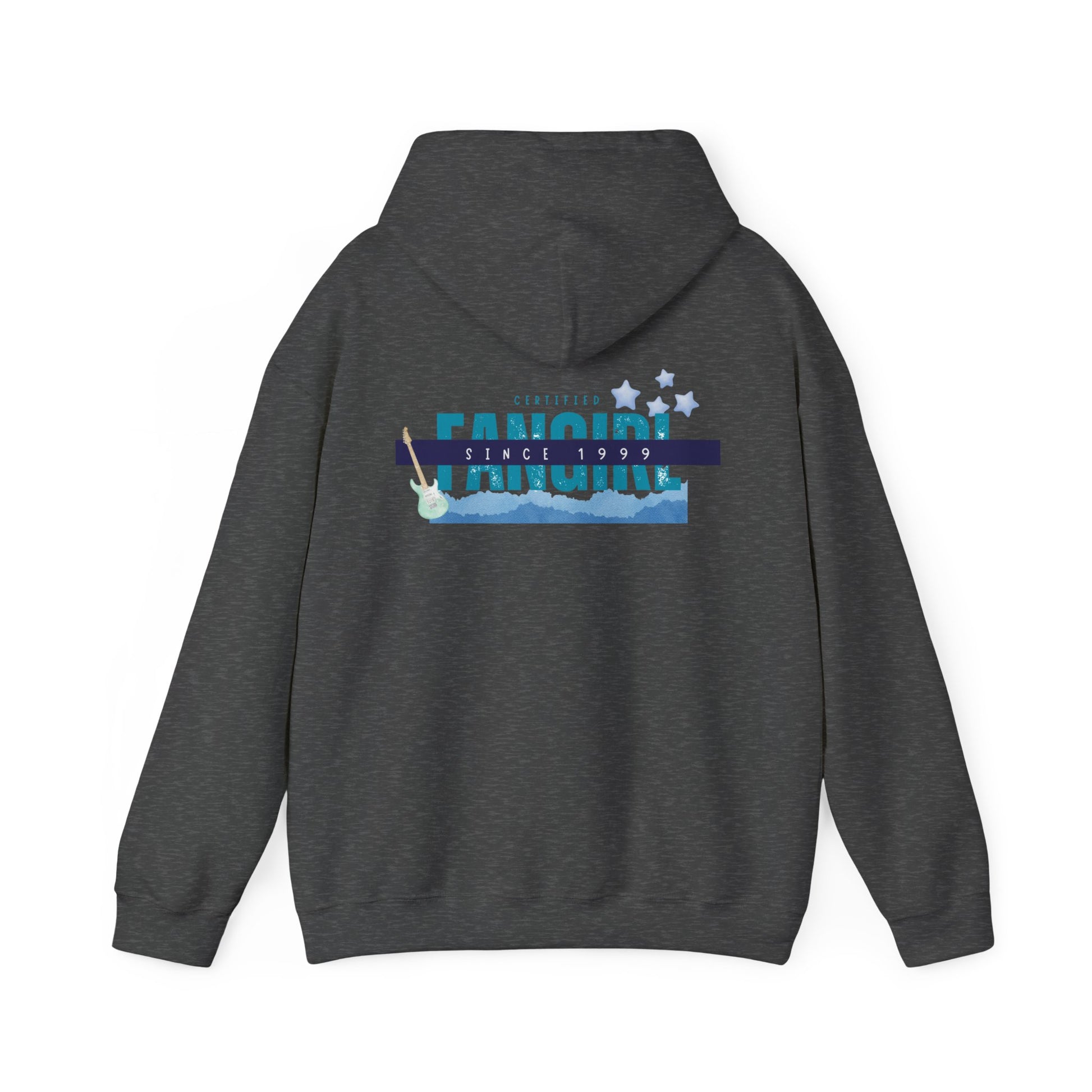 Certified Fangirl Since 1999 – Cozy Retro Hoodie – Stylish Streetwear, Cozy Layering Piece, Unique Graphic Hoodie - Mixtape Hearts