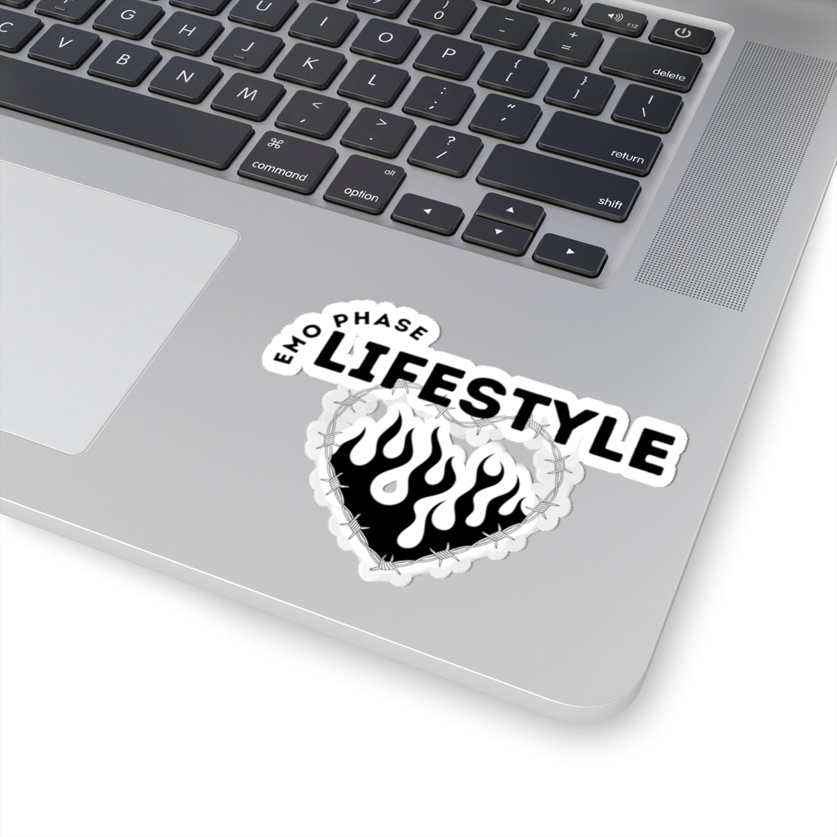 Emo Phase Lifestyle – Kiss-Cut Sticker - Mixtape Hearts