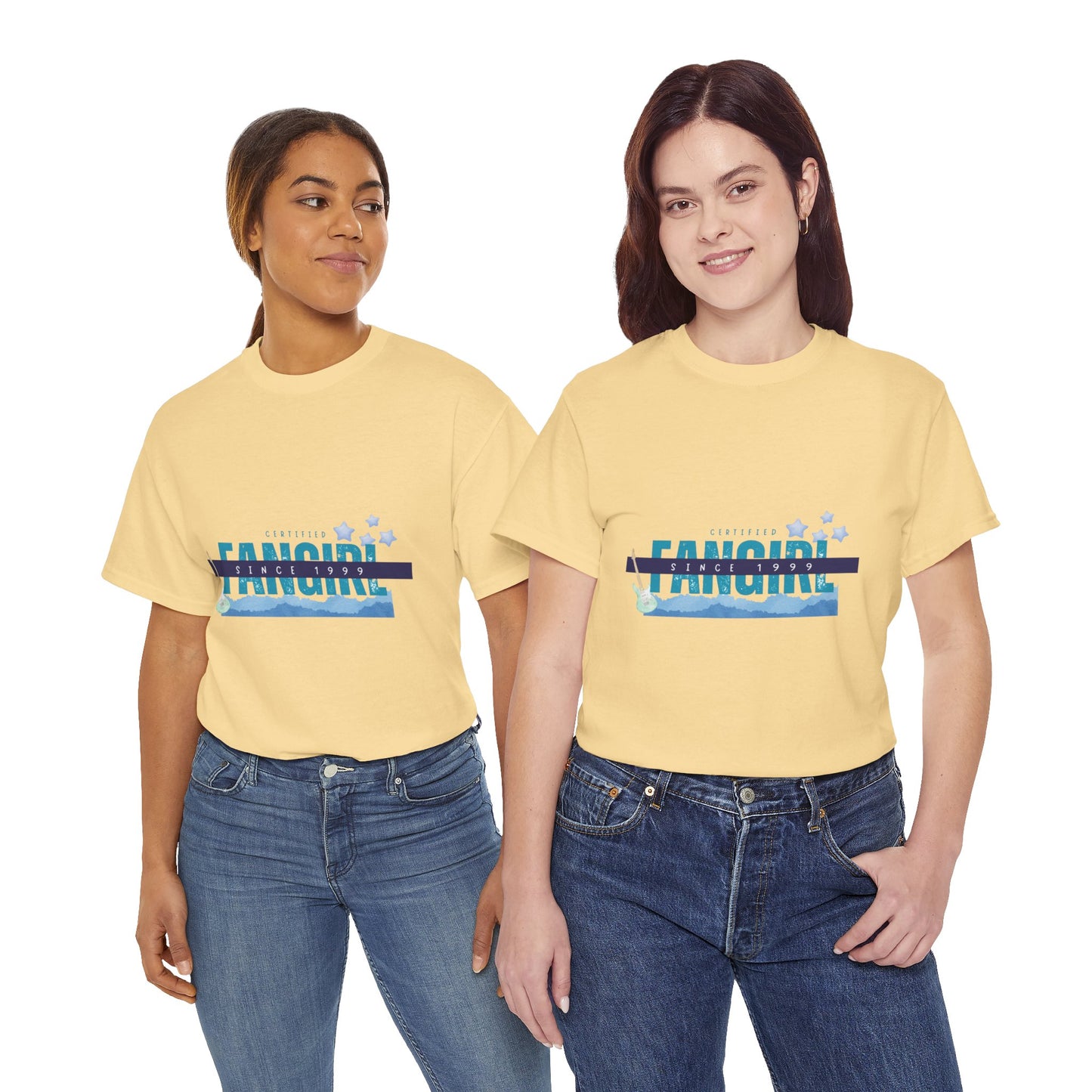 Certified Fangirl Since 1999 – Retro Pop Music Tee, Casual Tee, Graphic T-Shirt, Gift for Fans, Summer Wear, Everyday Comfort - Mixtape Hearts