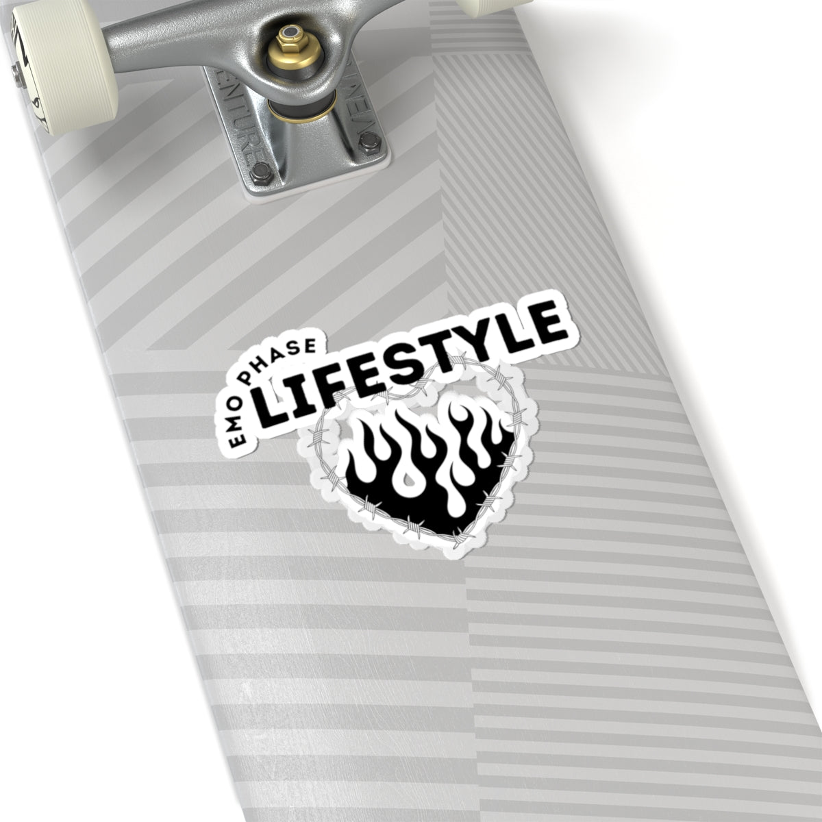 Emo Phase Lifestyle – Kiss-Cut Sticker - Mixtape Hearts