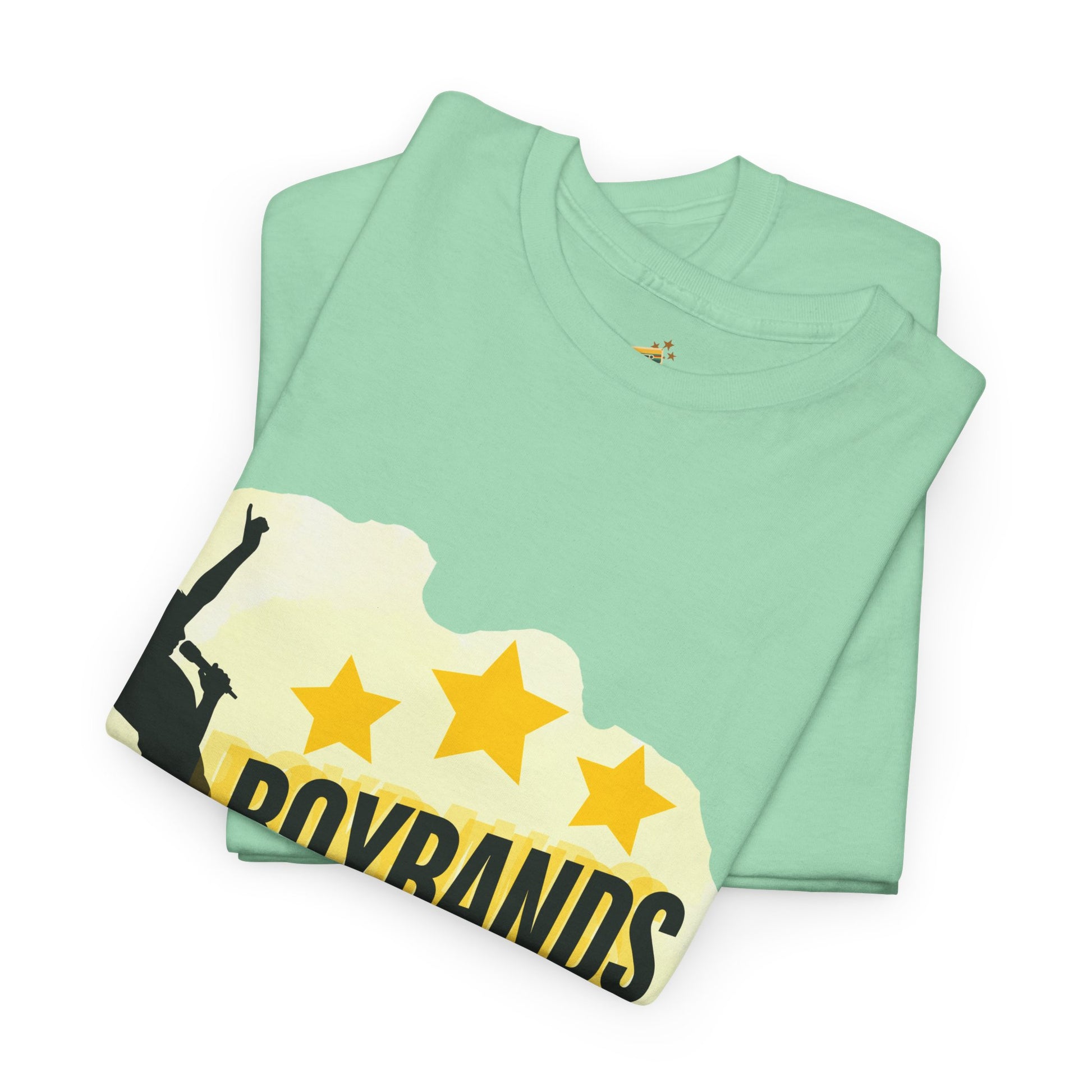 Boybands Raised Me Better Than School – Retro Fan Tee – Retro Pop Music Tee, Casual Tee, Graphic T-Shirt, Gift for Fans, Summer Wear, Everyday Comfort - Mixtape Hearts