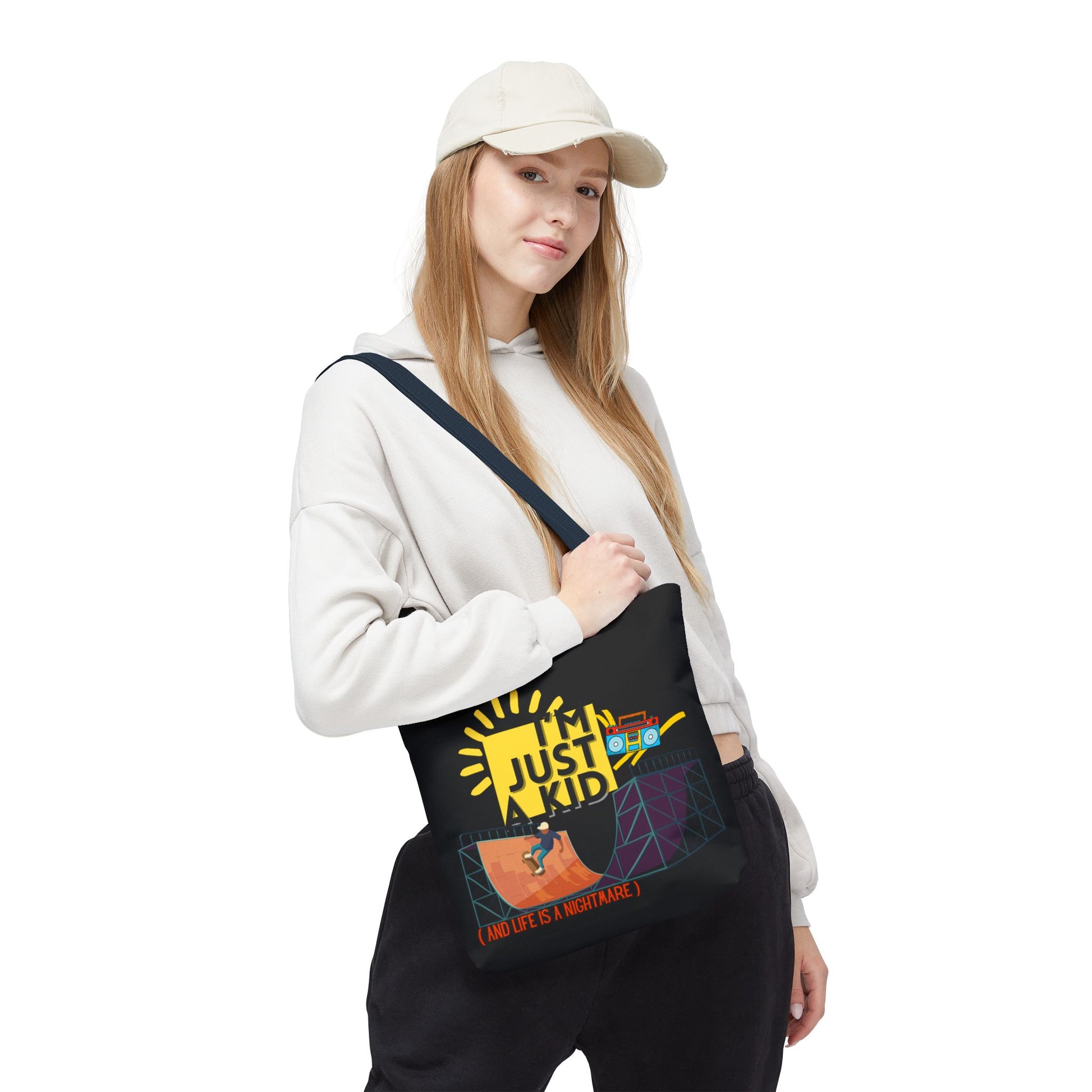 “I’m Just a Kid” Emotional Baggage Tote - Mixtape Hearts