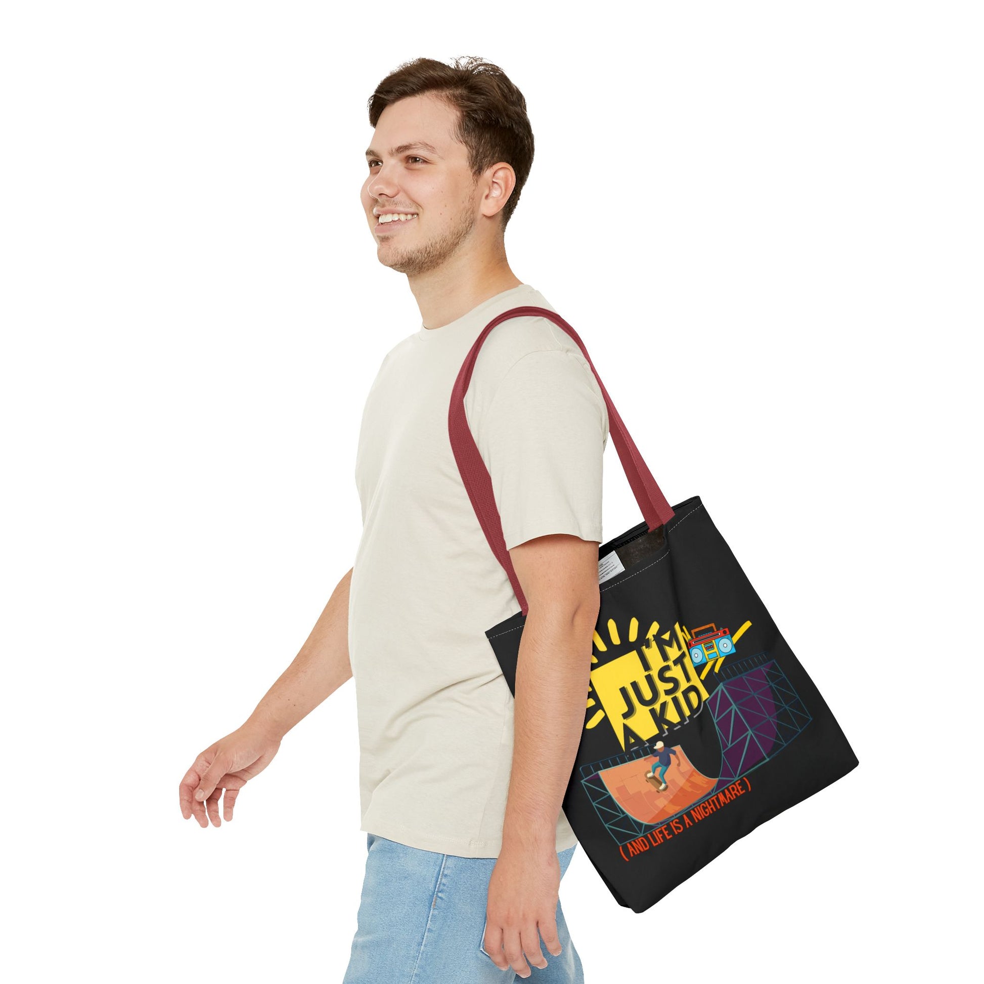“I’m Just a Kid” Emotional Baggage Tote - Mixtape Hearts