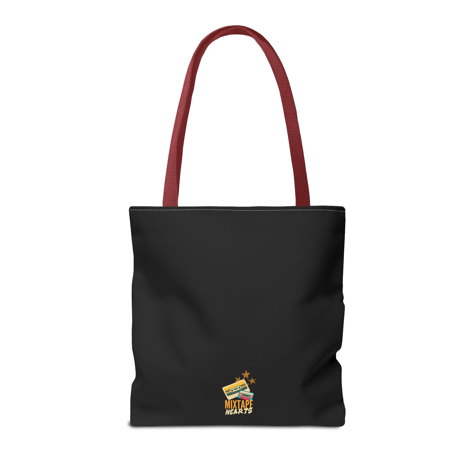 "Addicted to You" – Emotional Baggage Carry-All Tote, Music Lover Gift, Rock & Roll Style, Concert Tote, Gift for Him/Her, Festival Essentials - Mixtape Hearts
