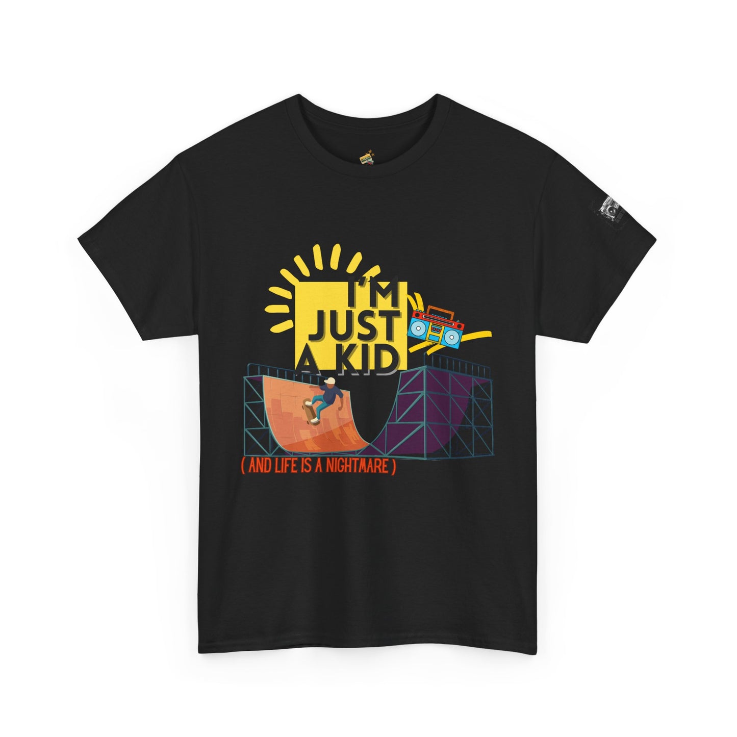 “I’m Just a Kid” – 90s Pop Punk Throwback Tee - Perfect for Concerts, Parties, Casual Wear, Outdoor Activities, Gifts - Mixtape Hearts