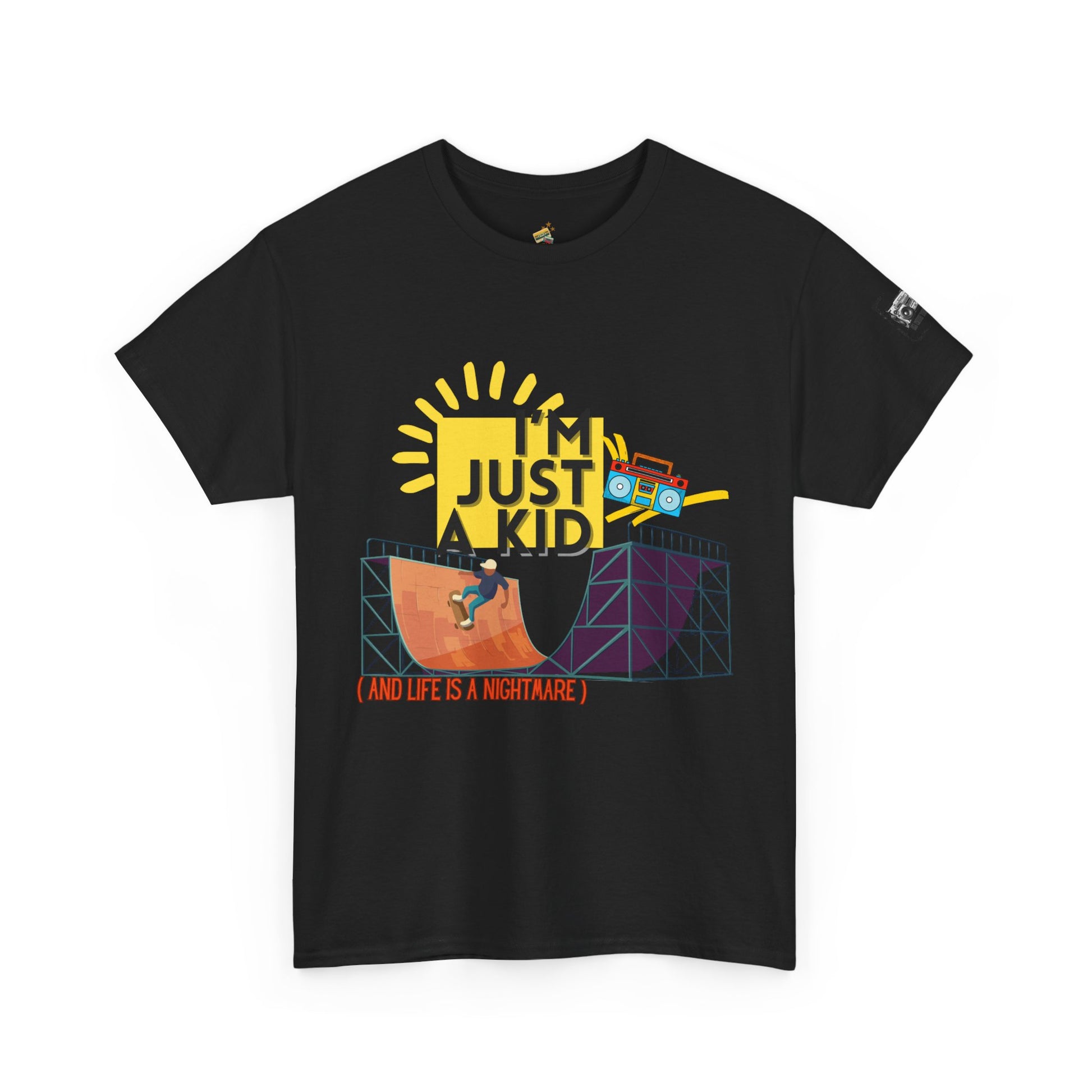 “I’m Just a Kid” – 90s Pop Punk Throwback Tee - Perfect for Concerts, Parties, Casual Wear, Outdoor Activities, Gifts - Mixtape Hearts