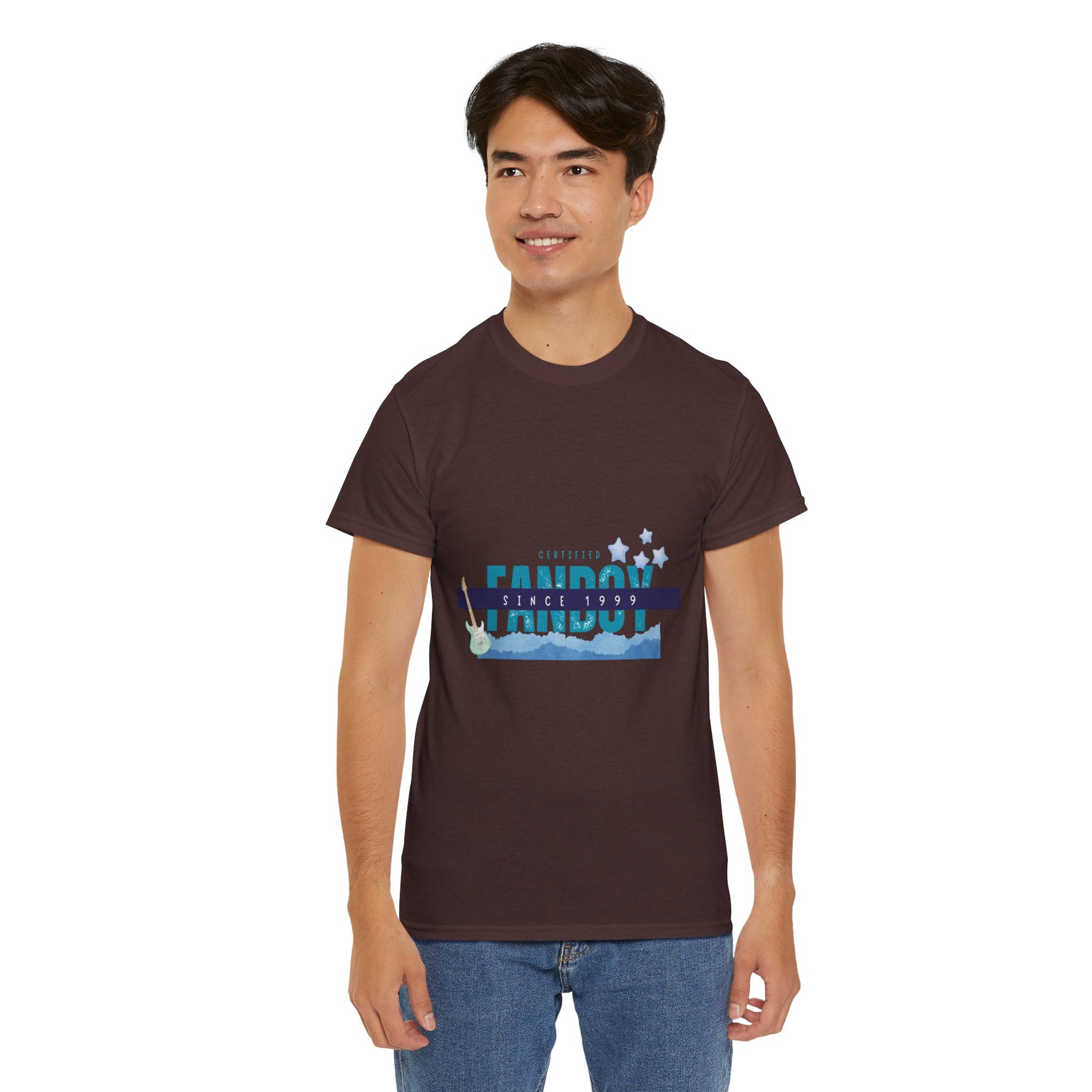 Certified Fanboy Since 1999 – Retro Pop Music Tee, Casual Tee, Graphic T-Shirt, Gift for Fans, Summer Wear, Everyday Comfort - Mixtape Hearts