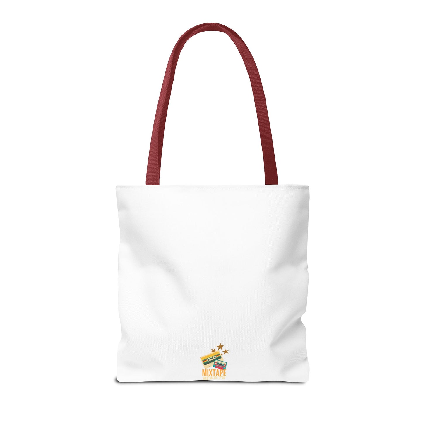 "Addicted to You" – Emotional Baggage Carry-All Tote | Pop Art Style, Gift for Music Lovers, Stylish Canvas Bag for Shopping, Fun Everyday Use, Unique [...] - Mixtape Hearts