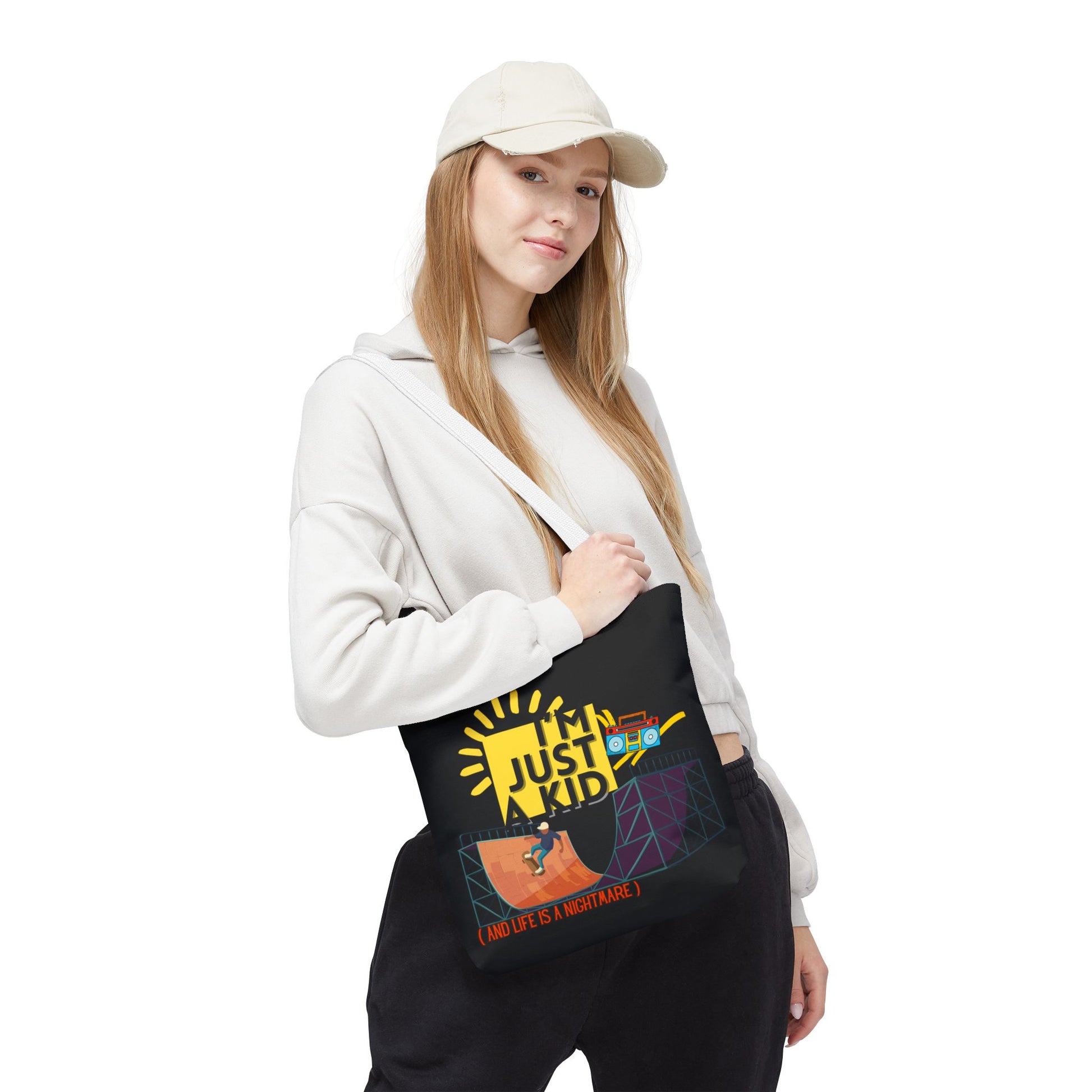 “I’m Just a Kid” Emotional Baggage Tote - Mixtape Hearts