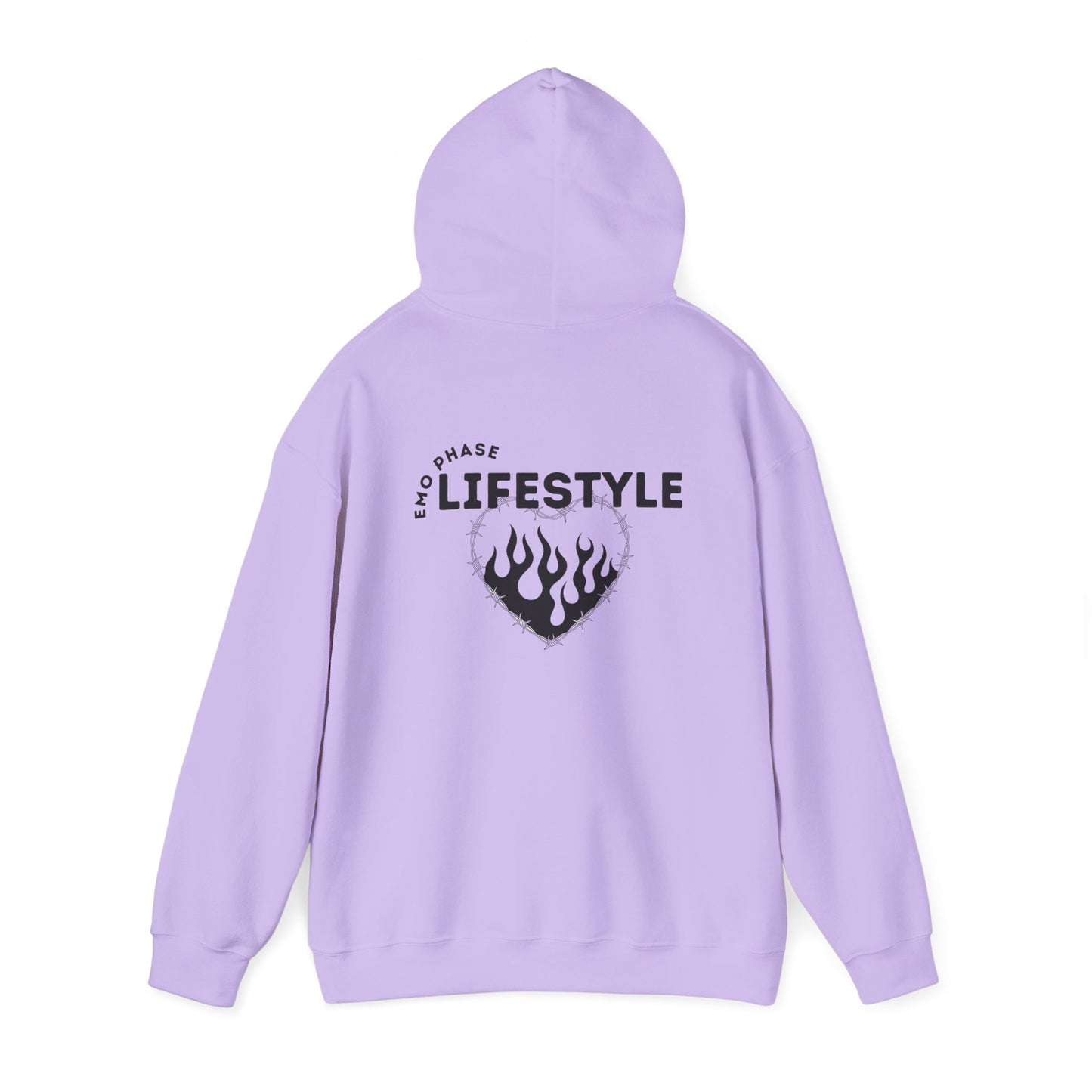 Emo Phase Lifestyle – Cozy Hoodie– Cozy Throwback Hoodie – Cozy Retro Hoodie – Stylish Streetwear, Cozy Layering Piece, Unique Graphic Hoodie