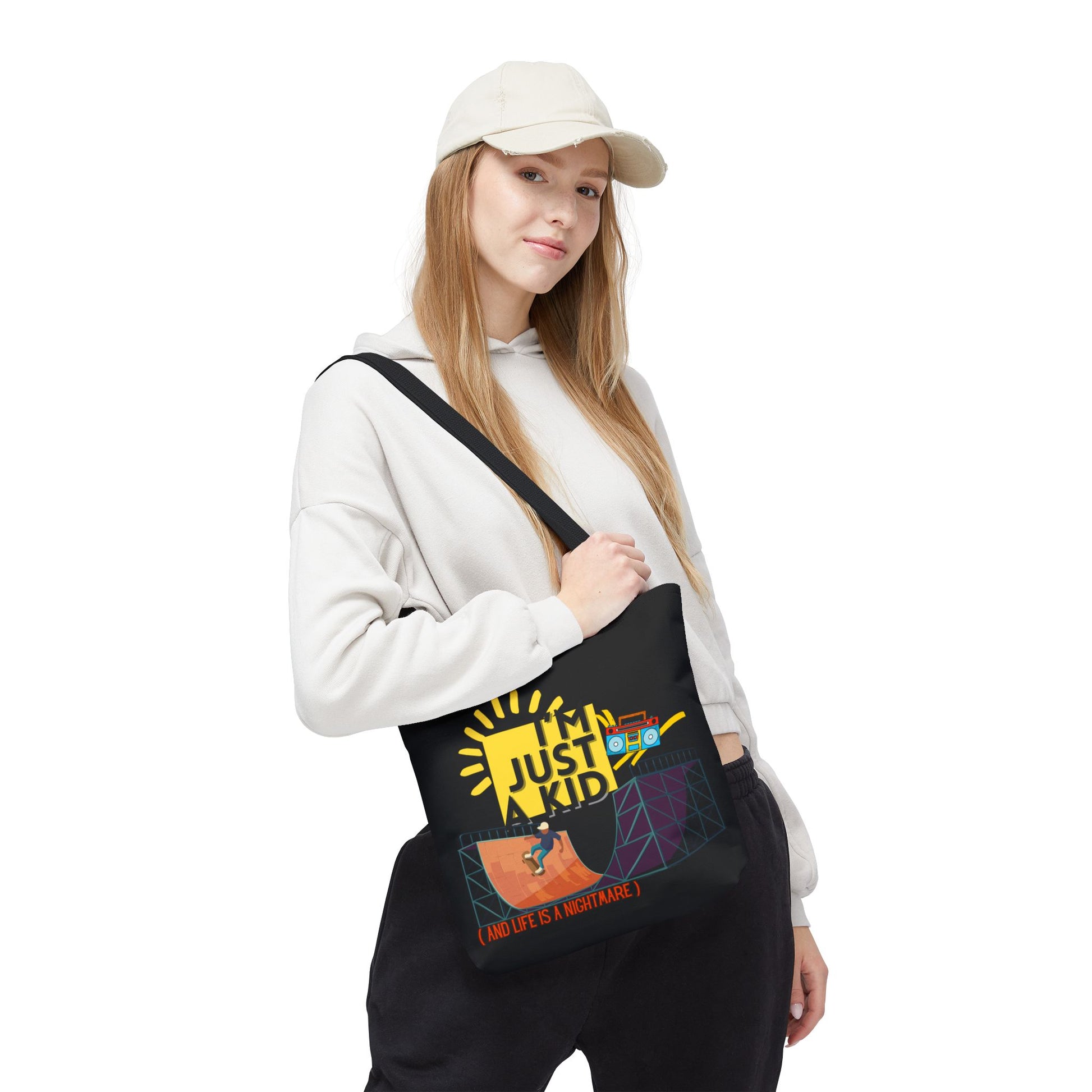 “I’m Just a Kid” Emotional Baggage Tote - Mixtape Hearts
