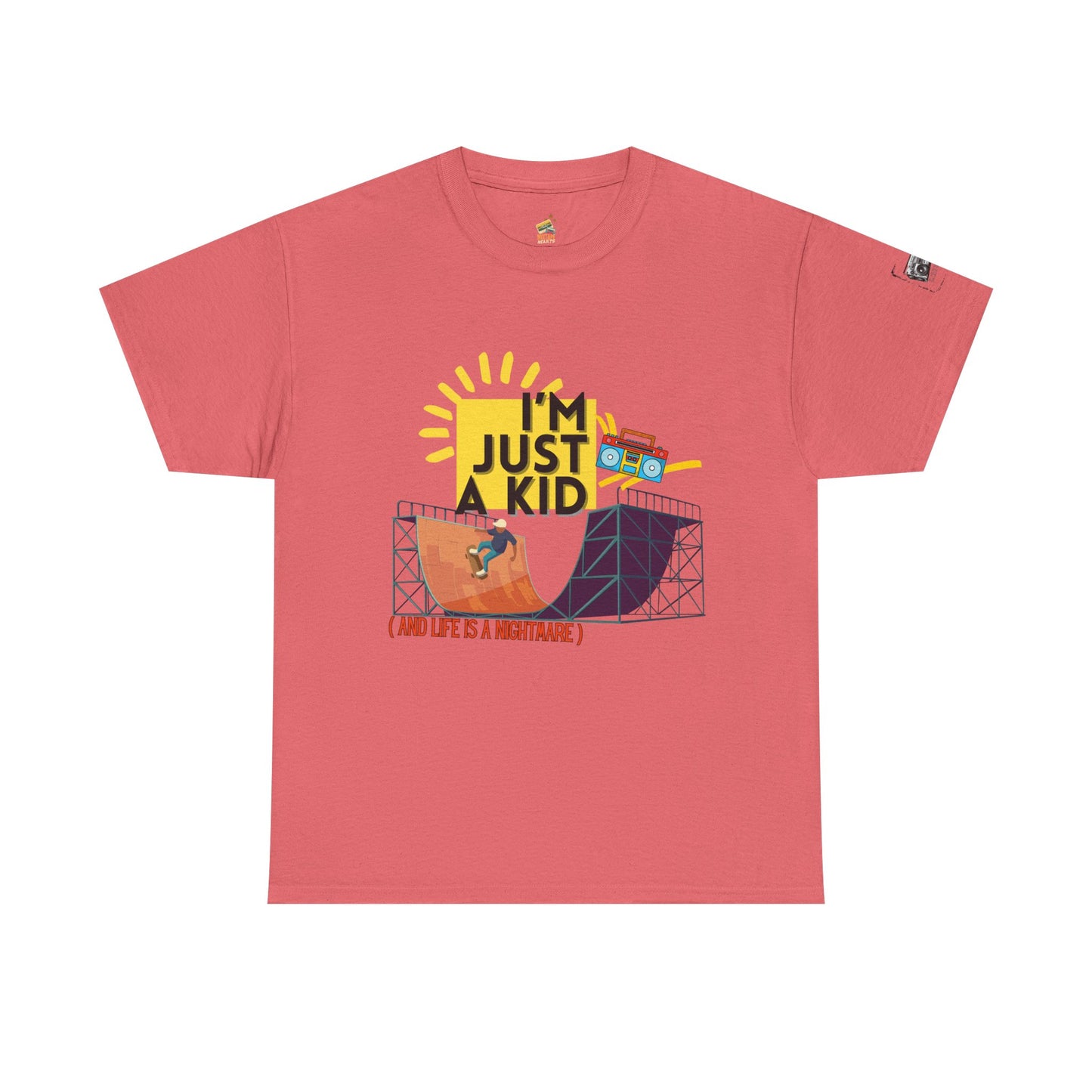 “I’m Just a Kid” – 90s Pop Punk Throwback Tee - Perfect for Concerts, Parties, Casual Wear, Outdoor Activities, Gifts - Mixtape Hearts