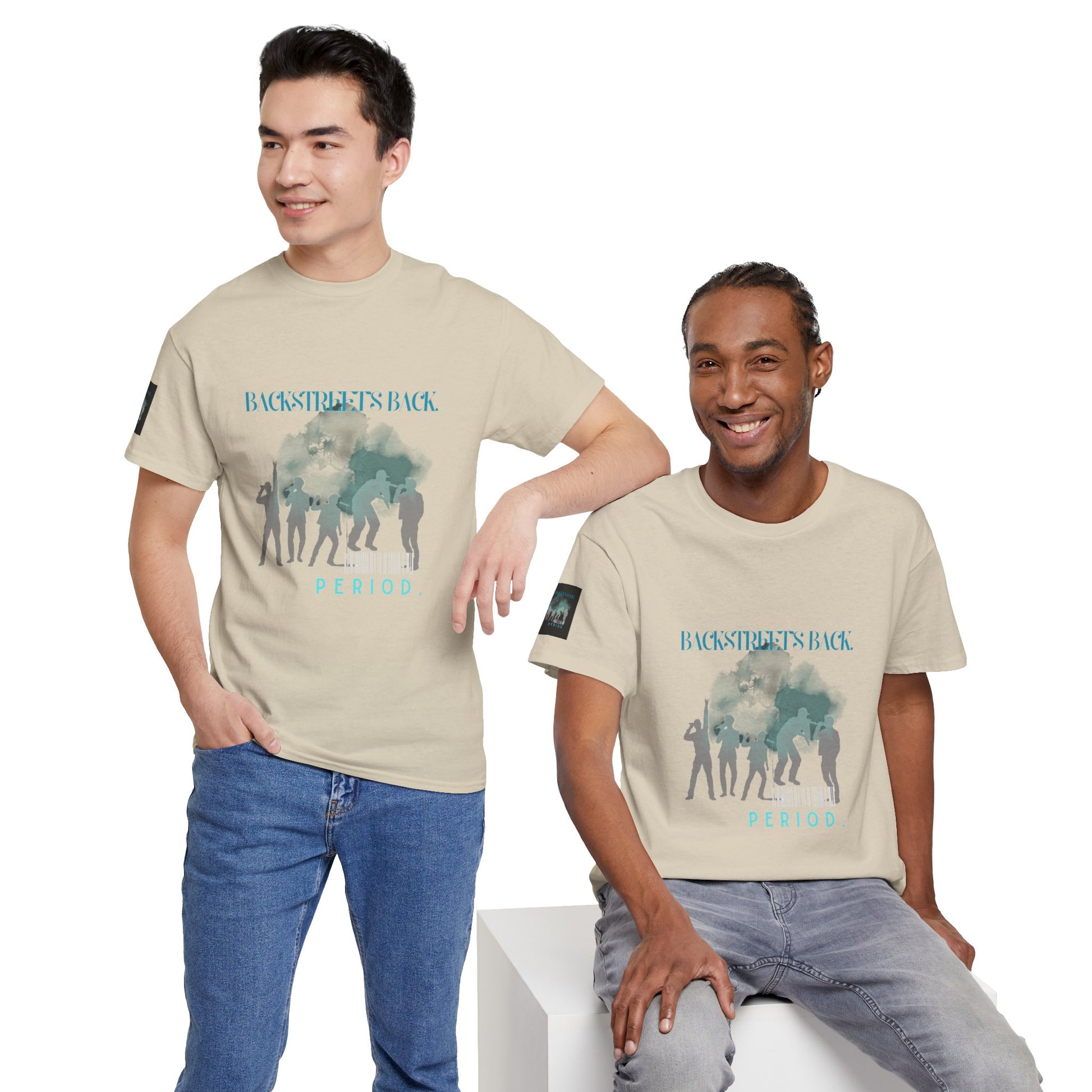 90s Pop Nostalgia Unisex Tee - Backstreet's Back Design - Mixtape Hearts