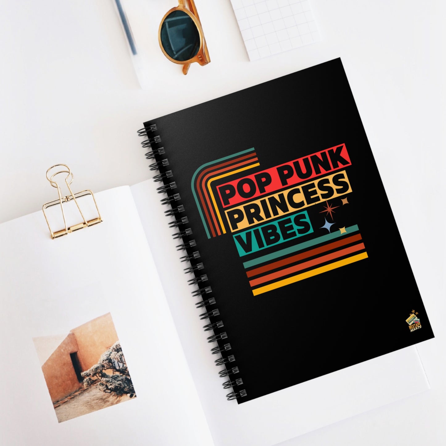 Pop Punk Princess Vibes – Sad Bops Journal– Funny Fan Journal– Nostalgia-Inspired Journal - Cute Stationery, Journal for Fans, Gift for Creatives, School Supplies, Writing Journal