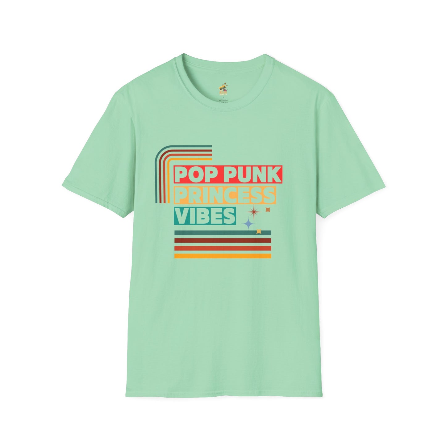 Pop Punk Princess Vibes – Graphic Tee for Alt Girls– Emotional Nostalgia T-Shirt – 90s Nostalgia Unisex Tee| Gift for Walkman Fans, Vintage Style Tee, Casual Wear, Concert Outfit, Unisex Apparel - Mixtape Hearts