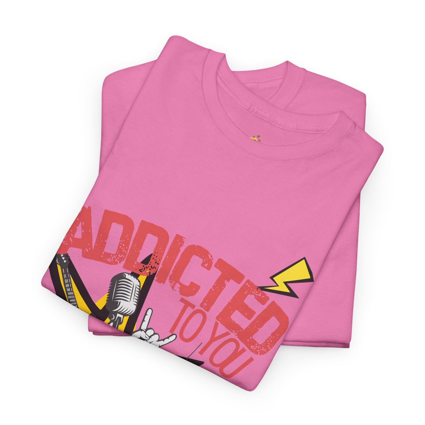 "Addicted to You" – Sad Songs & Soft Cotton Tee | Casual Graphic Tee, Gift for Music Lovers, Trendy Streetwear, Comfortable Everyday Wear, [...] - Mixtape Hearts