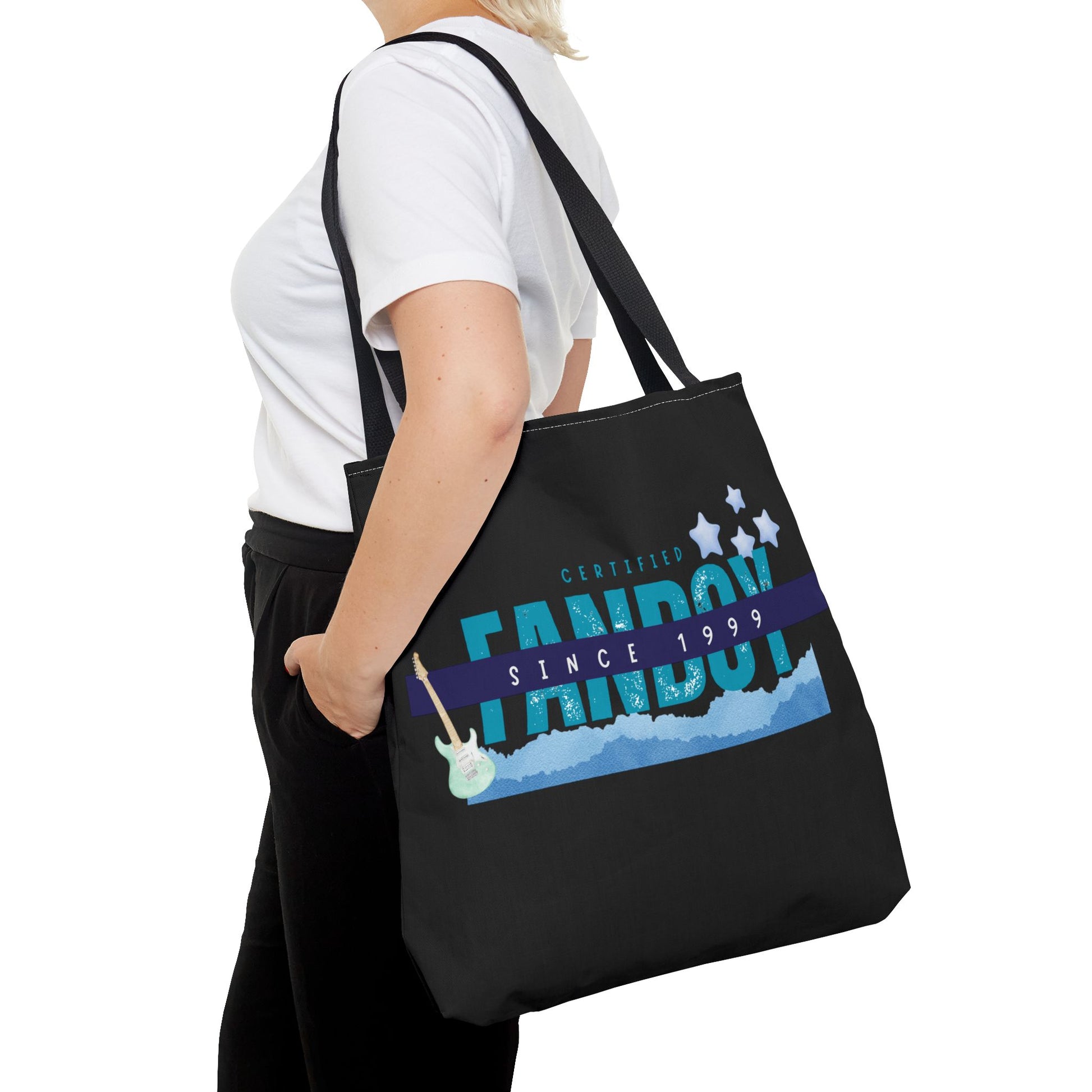 Certified Fanboy Since 1999 – Pop Music Tote Bag – Nostalgic Music Tote - Mixtape Hearts