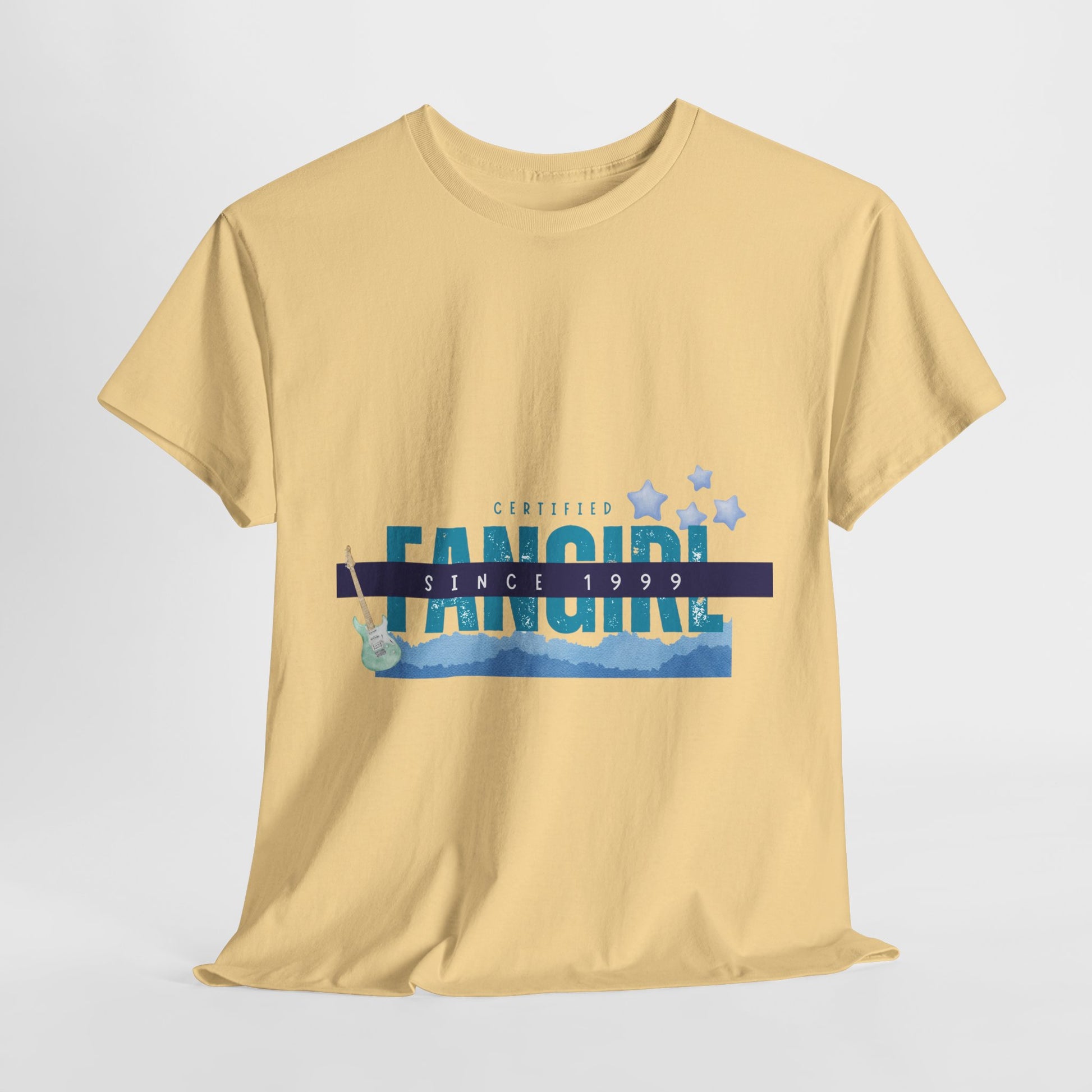 Certified Fangirl Since 1999 – Retro Pop Music Tee, Casual Tee, Graphic T-Shirt, Gift for Fans, Summer Wear, Everyday Comfort - Mixtape Hearts