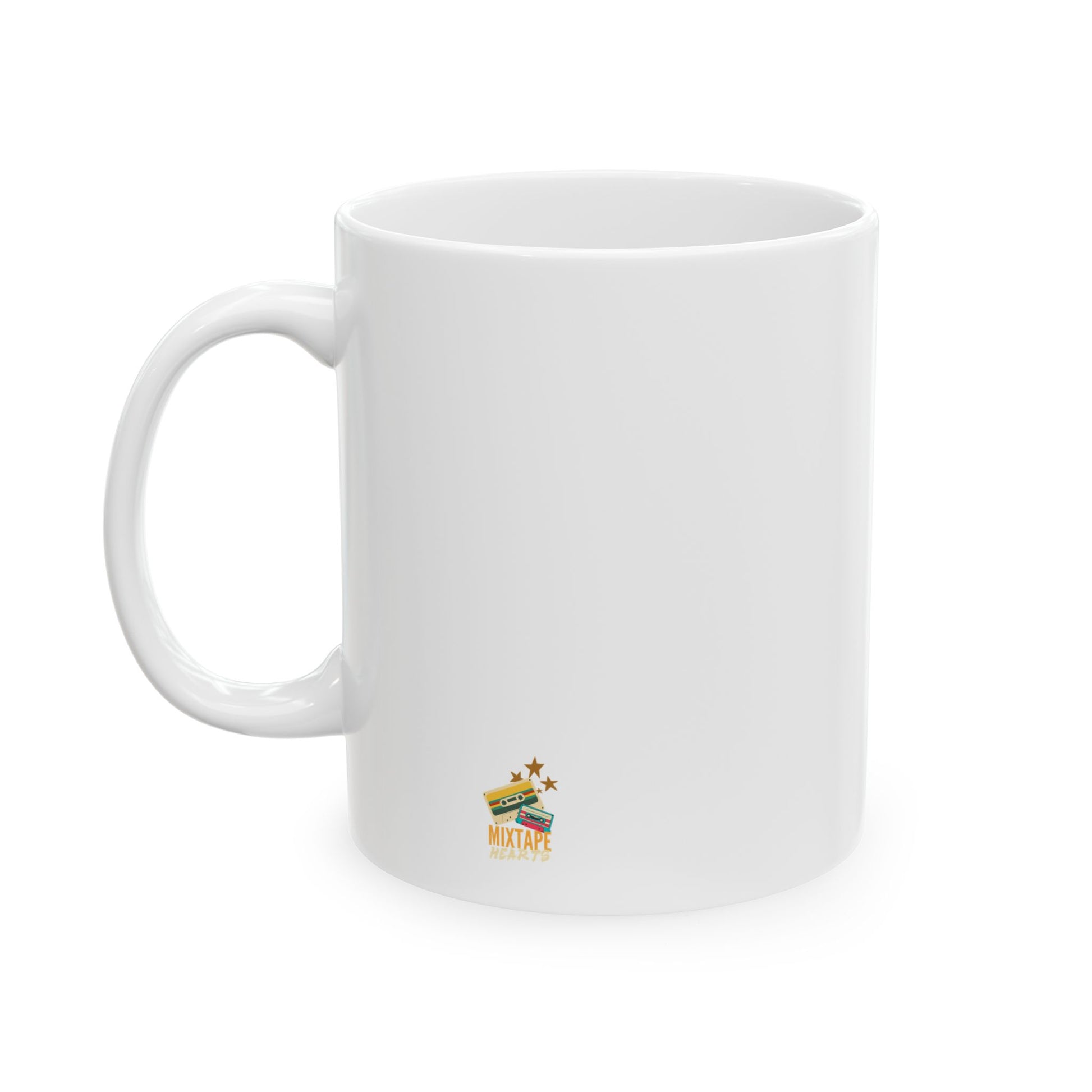 The Real MVP: My Walkman – Vintage 90s Coffee Mug - Fun Coffee Cup for Moms, Gifts for Mother's Day, Personalized Drinkware, Funny Mama Mug, Everyday Use - Mixtape Hearts
