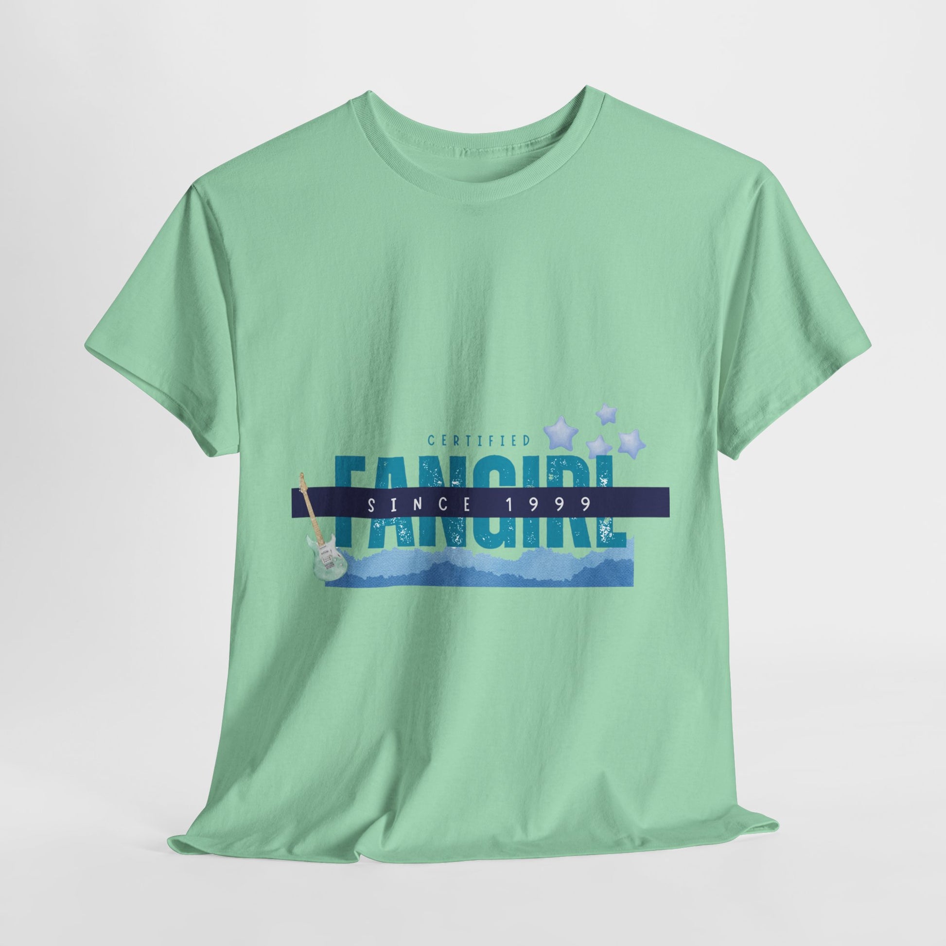 Certified Fangirl Since 1999 – Retro Pop Music Tee, Casual Tee, Graphic T-Shirt, Gift for Fans, Summer Wear, Everyday Comfort - Mixtape Hearts