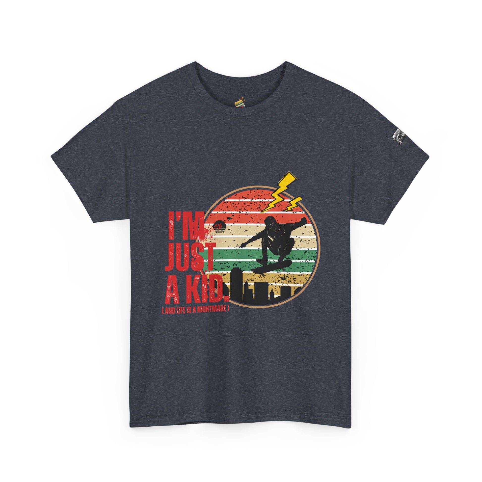 I’m Just a Kid T-Shirt – 2000s Pop Punk Graphic Tee Inspired by Simple Plan, Unisex Cotton T-Shirt, Gift for Young Explorers, Playful Design for All Ages - Mixtape Hearts