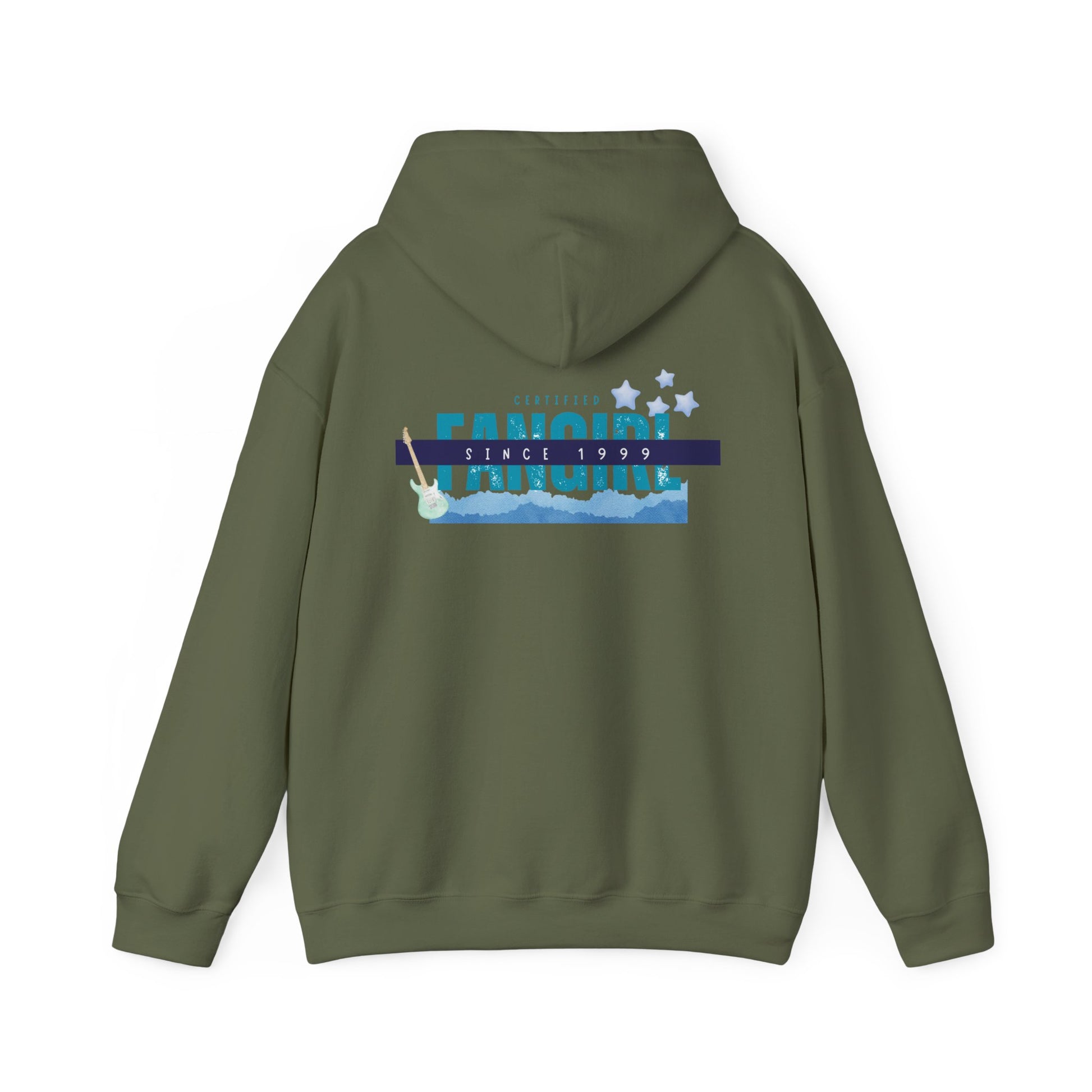 Certified Fangirl Since 1999 – Cozy Retro Hoodie – Stylish Streetwear, Cozy Layering Piece, Unique Graphic Hoodie - Mixtape Hearts