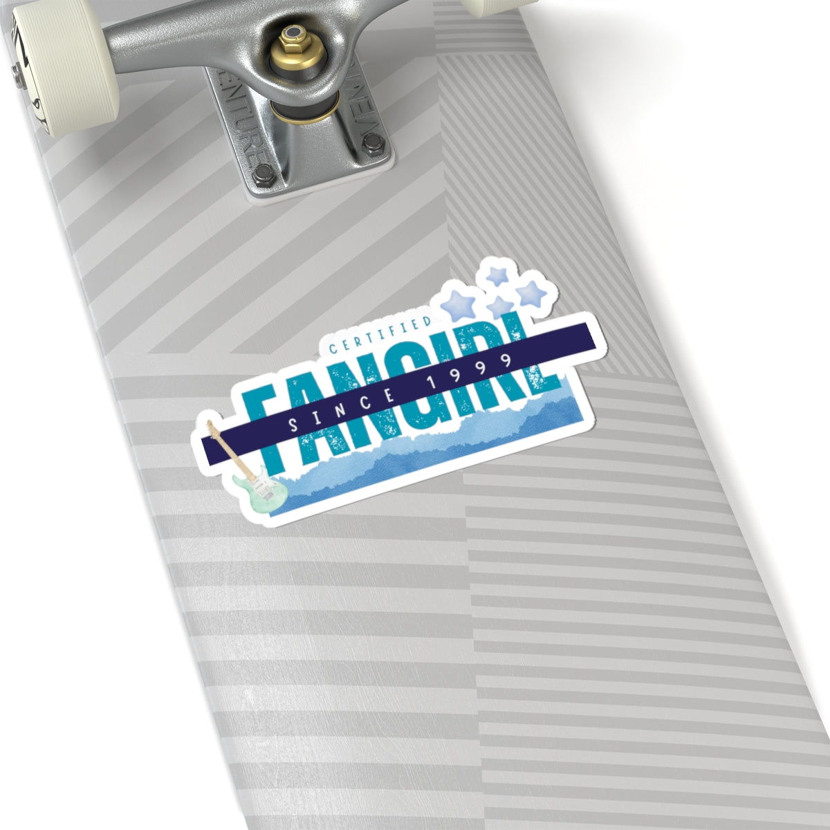 Certified Fangirl Since 1999 – Vinyl Kiss-Cut Sticker, Cute Stickers for Music Lovers, Sticker for Laptops, Fun Gifts for Fans, Customizable Decor - Mixtape Hearts