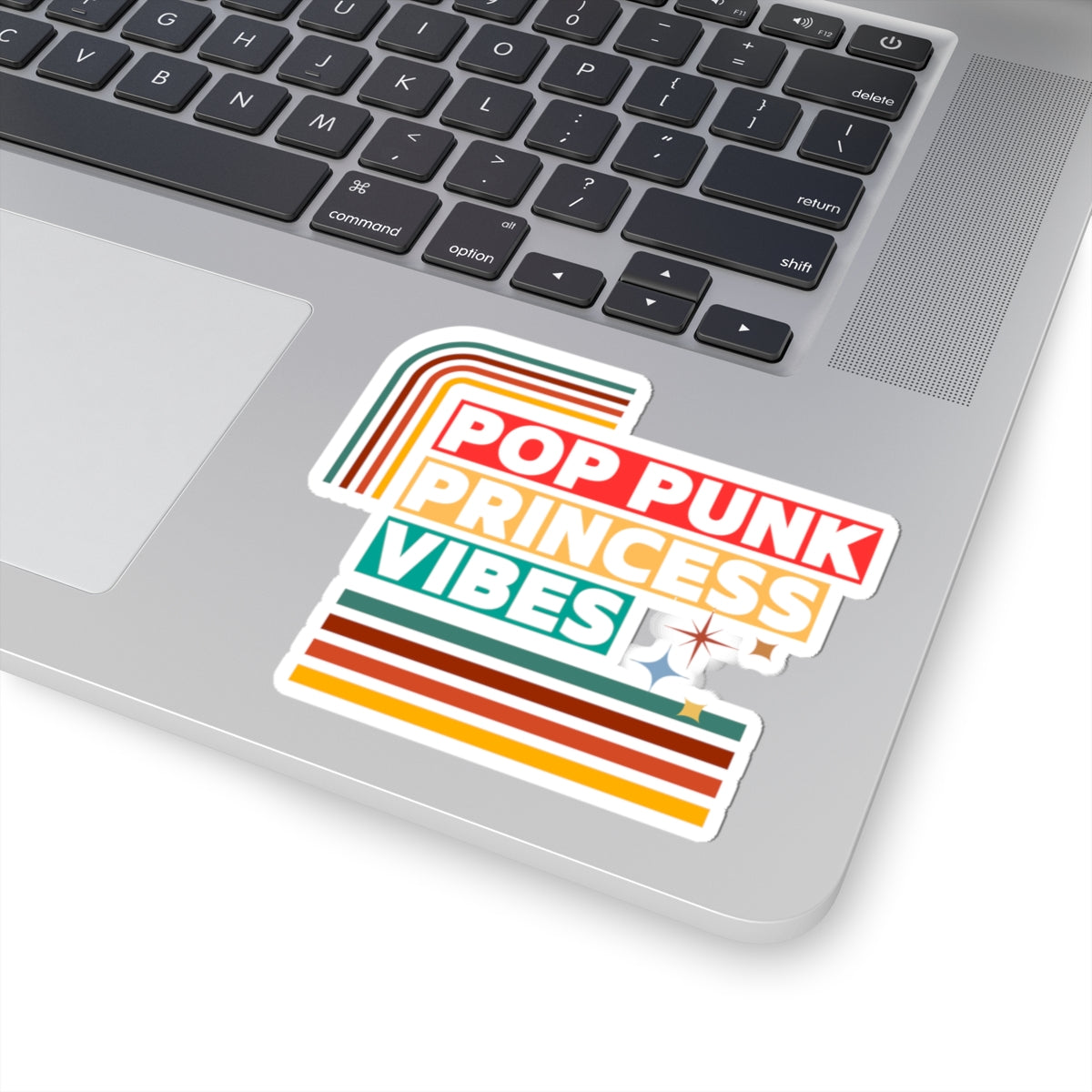 Pop Punk Princess Vibes – Y2K Attitude Sticker– Emo Pop Nostalgia Sticker– Retro 90s Music Sticker, Retro Music Stickers, Laptop Decor, Gift for Music Lovers, Trendy Stickers, Fun Gift Ideas - Mixtape Hearts
