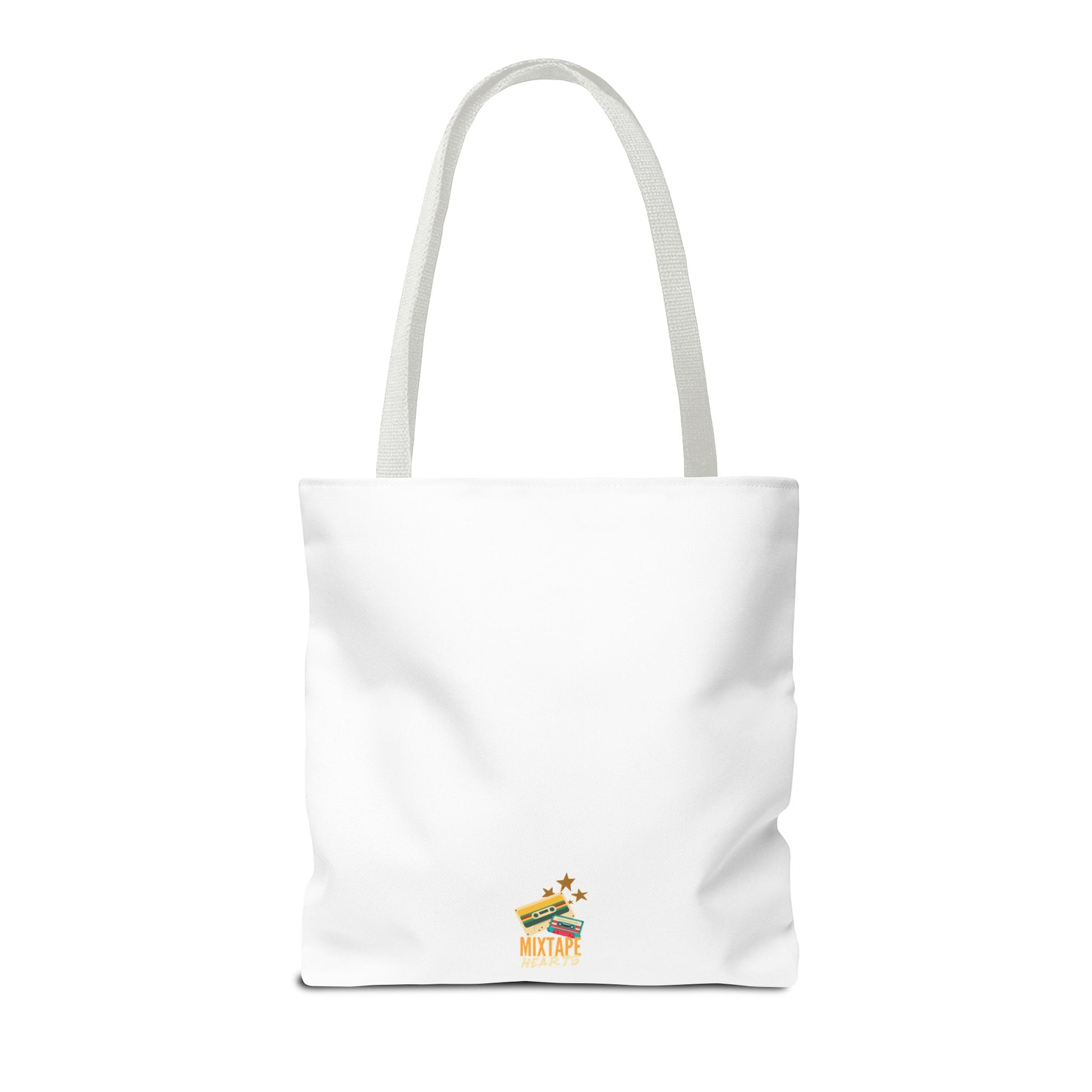 "Addicted to You" – Emotional Baggage Carry-All Tote | Pop Art Style, Gift for Music Lovers, Stylish Canvas Bag for Shopping, Fun Everyday Use, Unique [...] - Mixtape Hearts